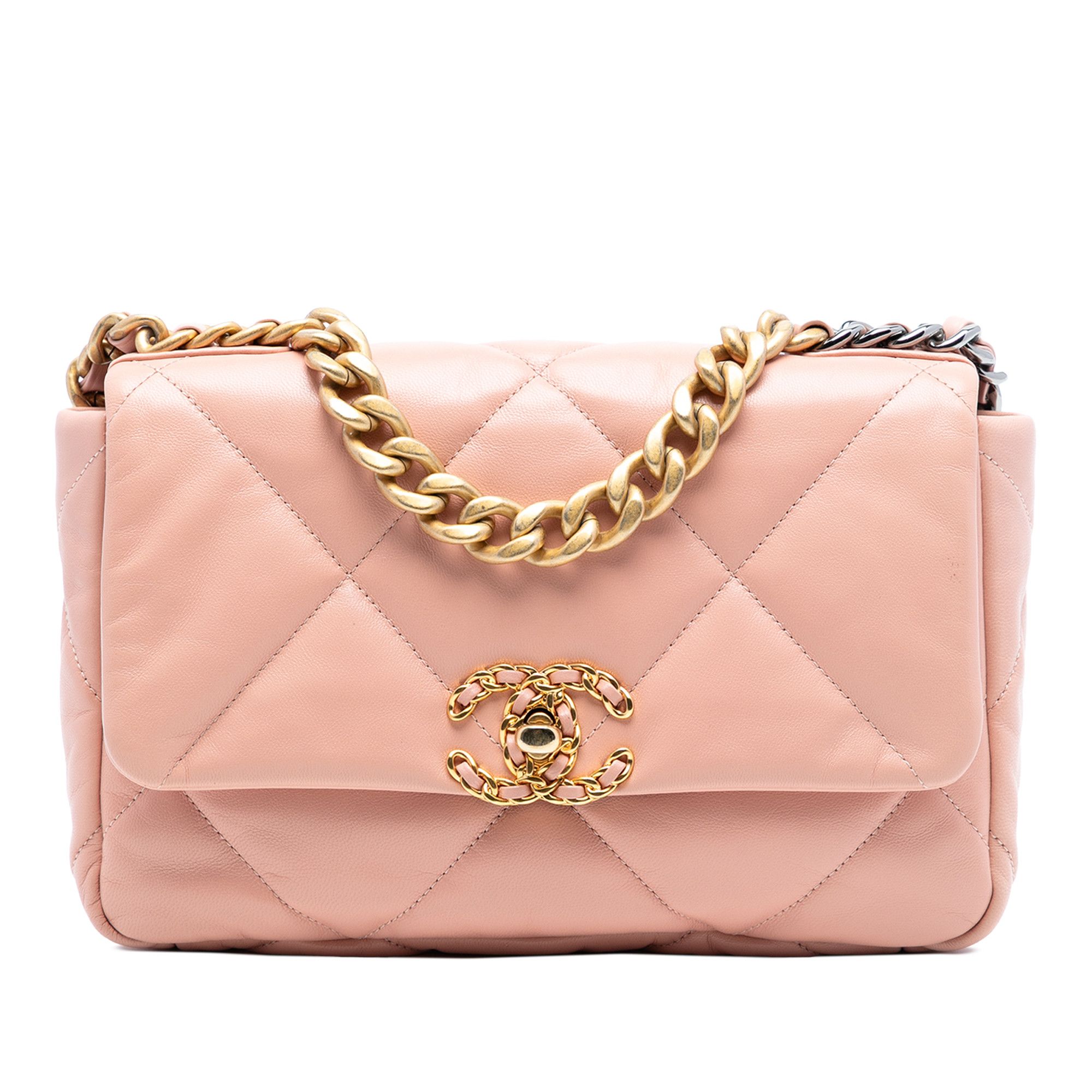 Chanel Chanel Medium Lambskin 19 Flap Size ONE SIZE - 1 Thumbnail
