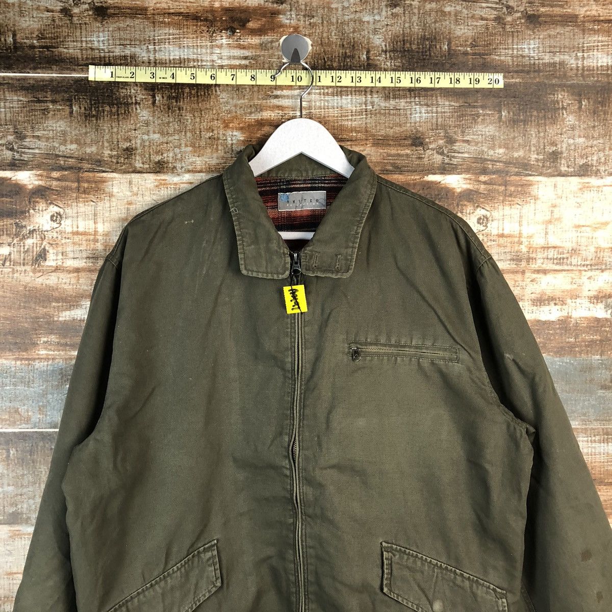 Other United Green military Bombers Jacket #A2197 Size US L / EU 52-54 / 3 - 2 Thumbnail