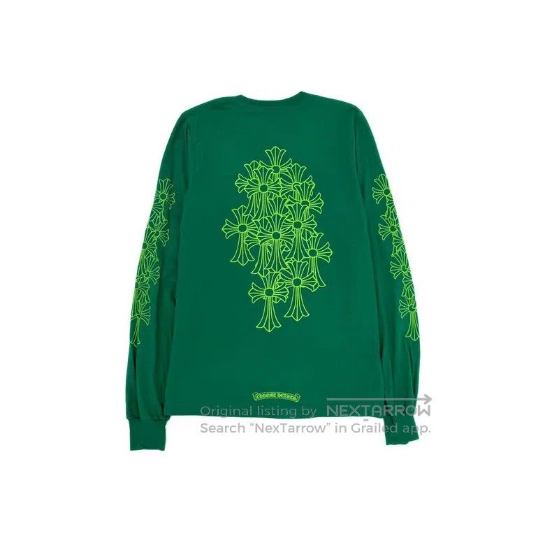 Chrome Hearts CHROME HEARTS Size S Green Phantom Cross Long-Sleeve Size US S / EU 44-46 / 1 - 1 Thumbnail