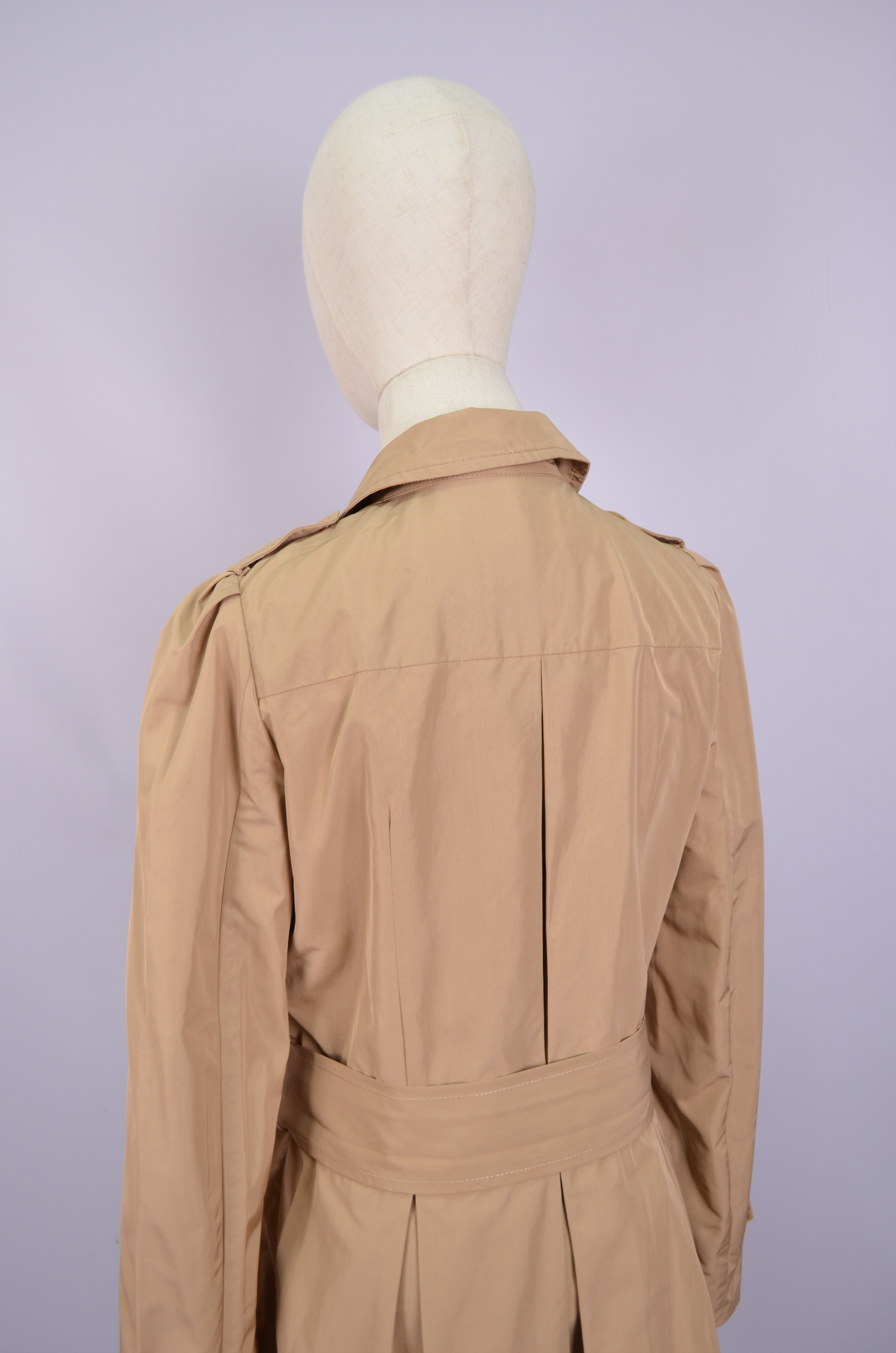 Moncler Womens Moncler Elysee Double Breasted Trench Coat Sz 3/M Size M / US 6-8 / IT 42-44 - 12 Thumbnail