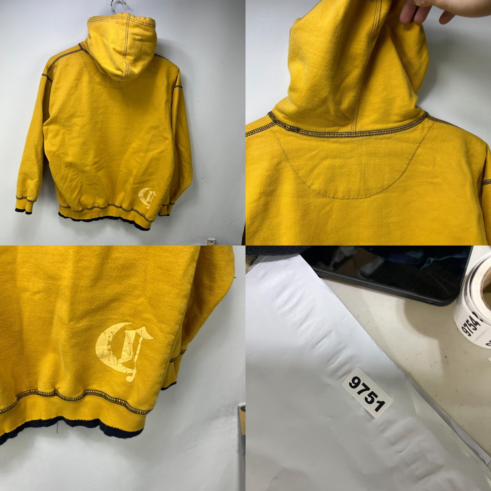 Vintage VINTAGE Corona Extra Hoodie Mens Regular M Camouflage Yellow 90s Pullover with Pockets, All Seasons - Knit Cotton Logo Crew Neck Size US M / EU 48-50 / 2 - 8 Thumbnail