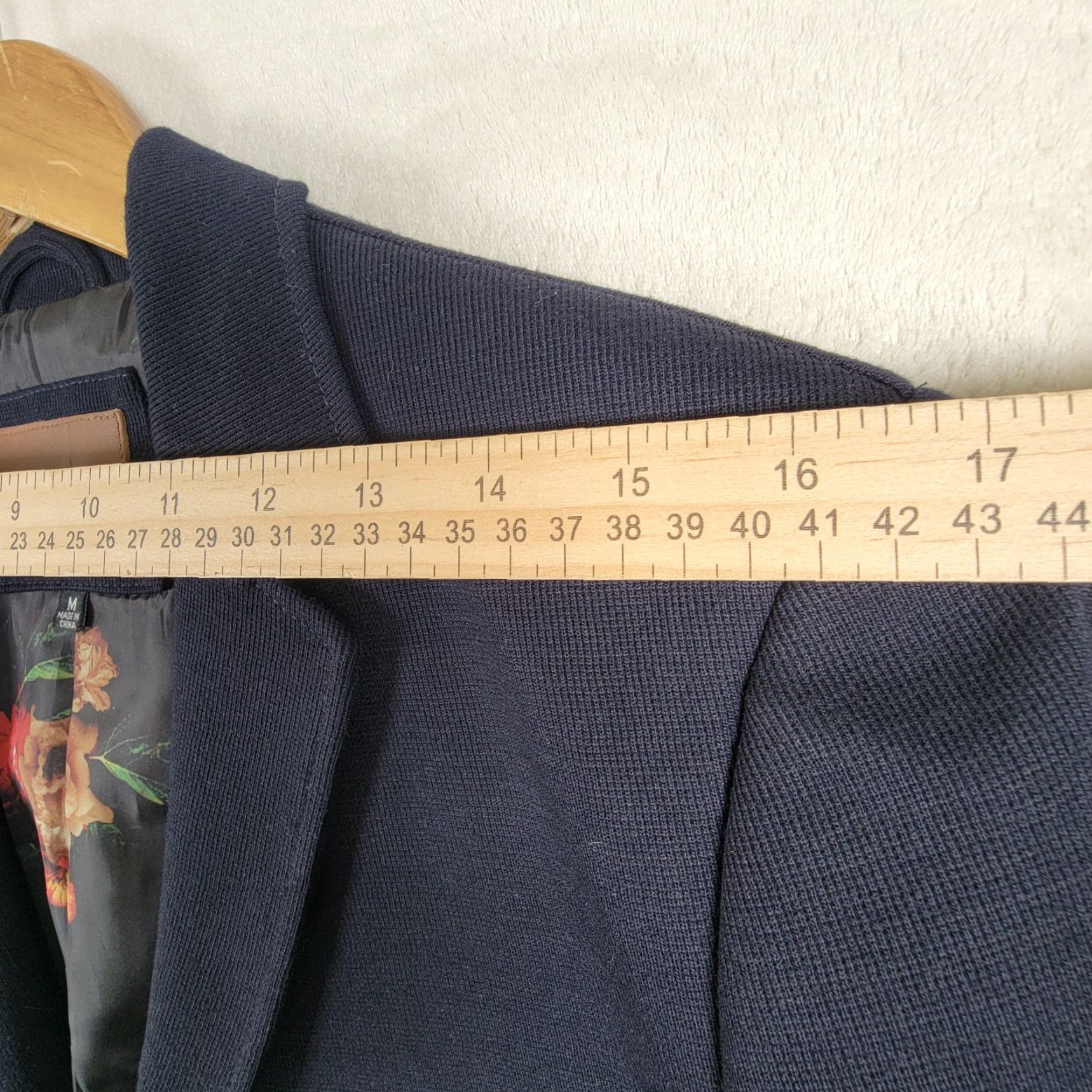 Vintage Civil Society Blazer Jacket Men XL Grey Two-Button Notch Lapel Regular - Knit Unstructured 2 BTN Dry Clean Only Size 40R - 6 Thumbnail