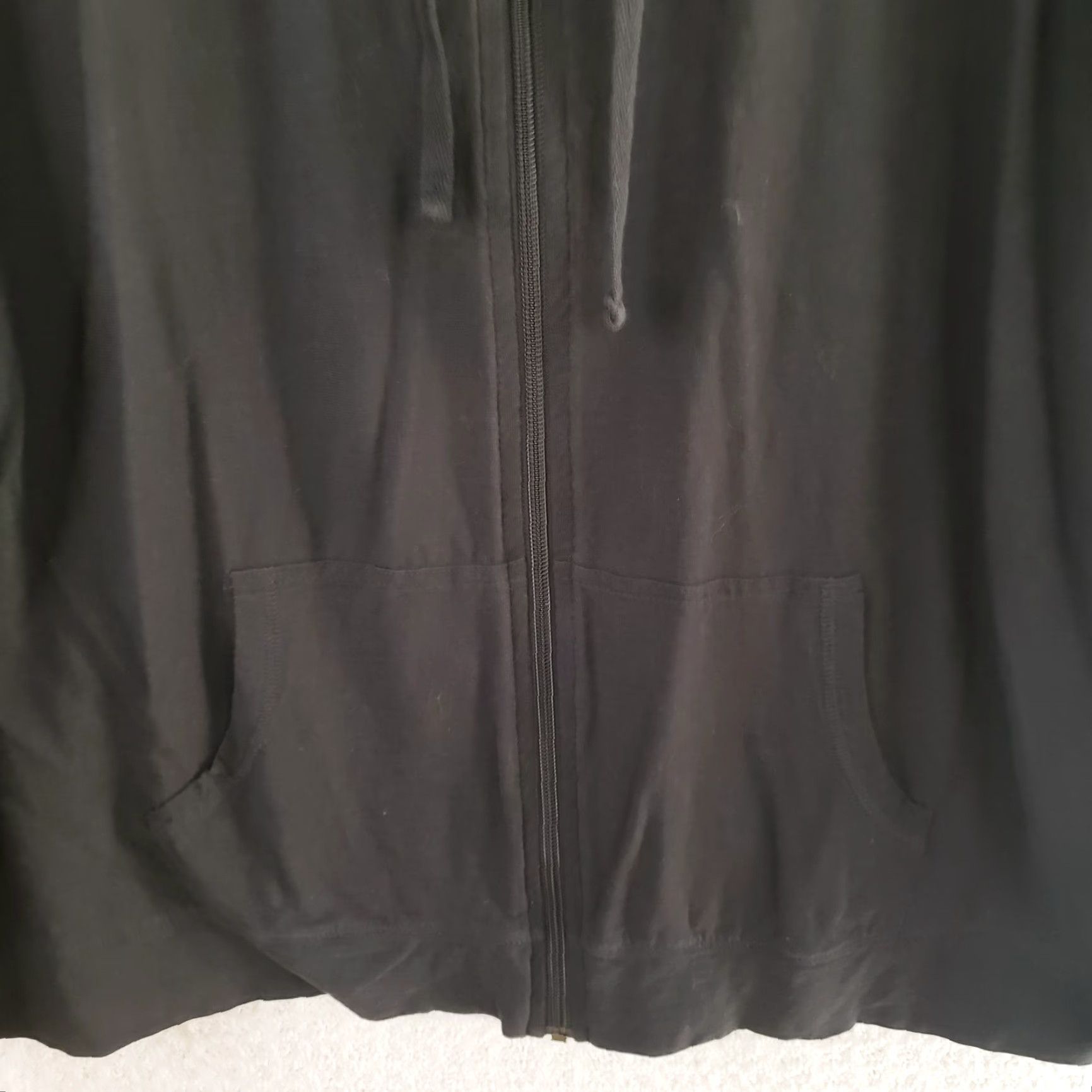 Hanes Hanes ComfortSoft EcoSmart Women's Jersey Full-Zip Hoodie Sweatshirt 2X Black Full Zip Hooded Pockets Gym Training School Size XXL / US 16-18 / IT 52-54 - 5 Thumbnail