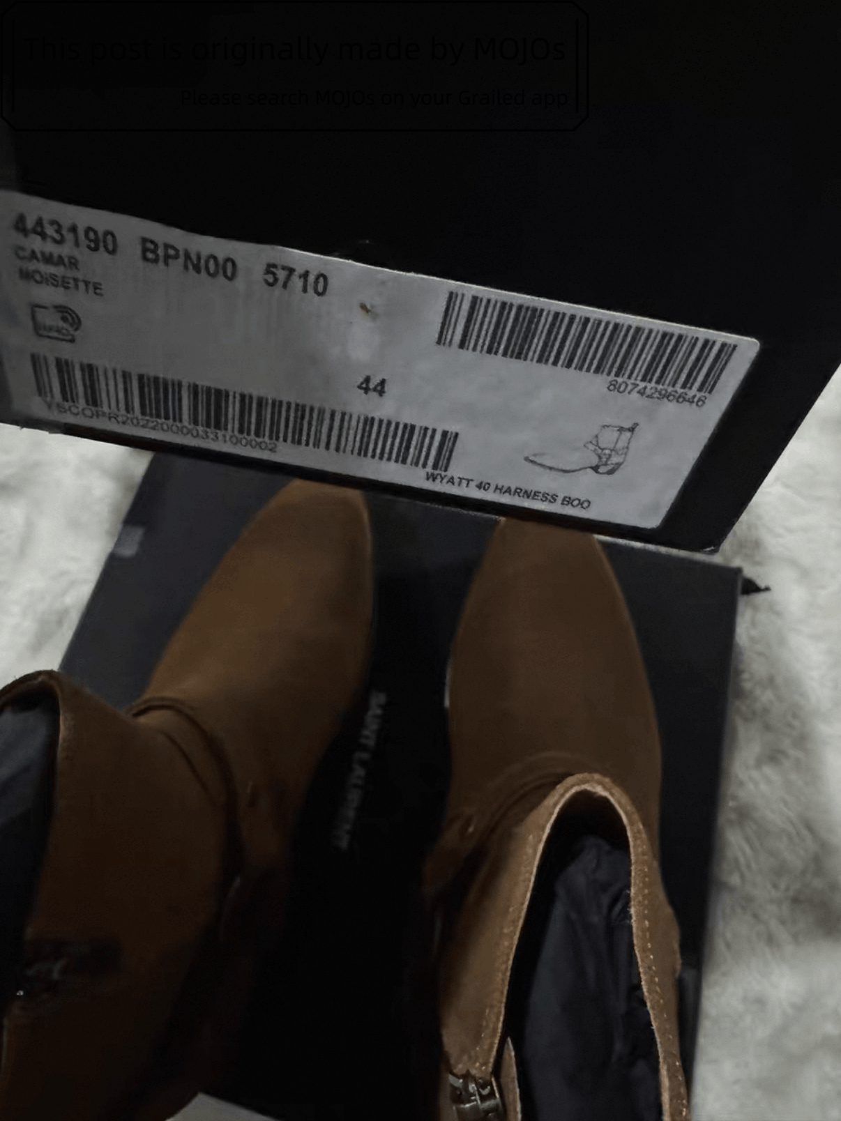 Saint Laurent Paris Sz 44 Saint Laurent Paris Wyatt 40 Harness Boots mojos123826 Size US 11 / EU 44 - 7 Thumbnail