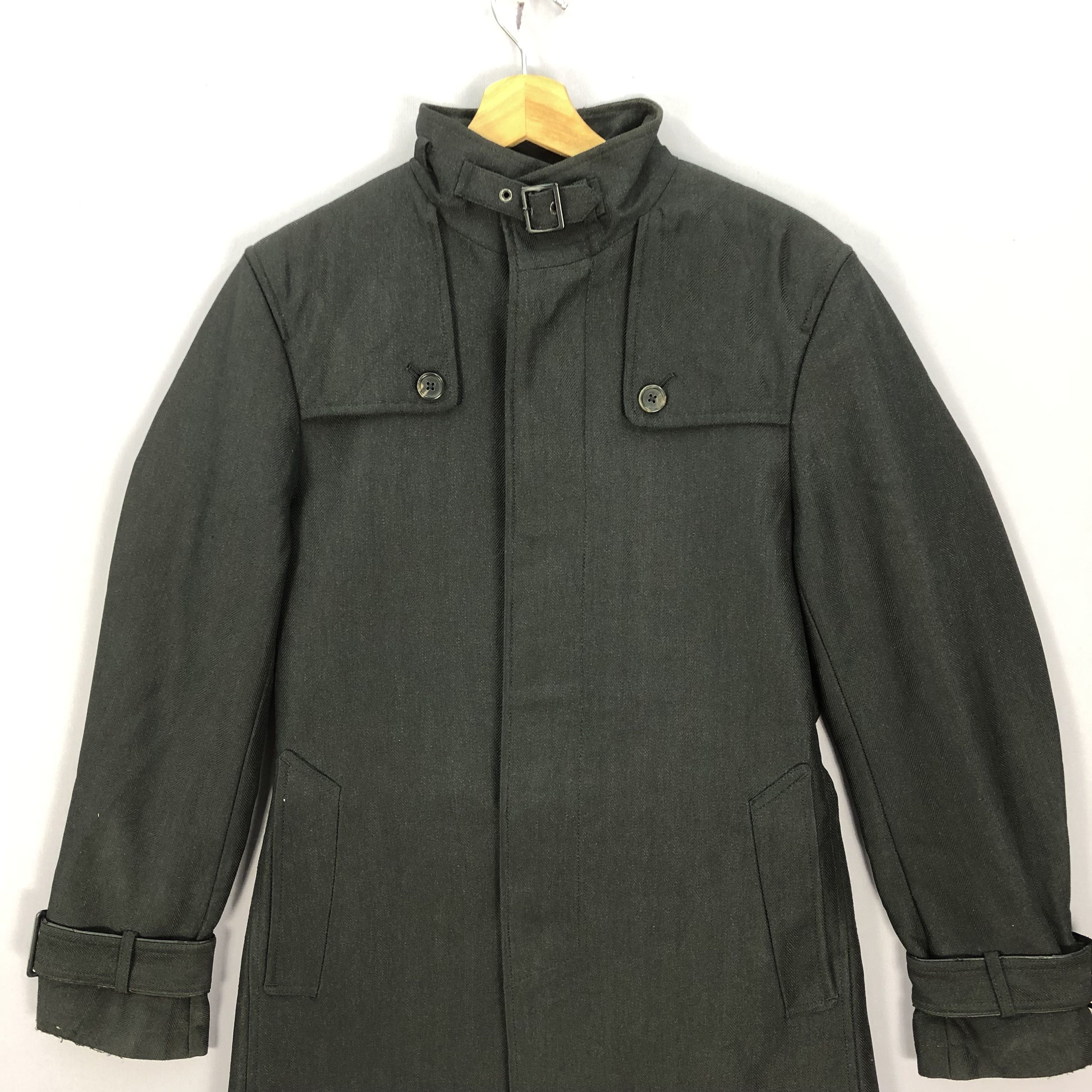 Katharine Hamnett London × Vintage Vintage 90s Katherine Hamnett Long Trench Jackets Size M / US 6-8 / IT 42-44 - 2 Thumbnail