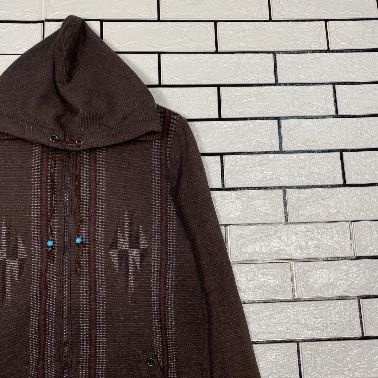 Japanese Brand 📌Herritage Stone Navajo Chimayo Zipper Hoodie Native Design Size US M / EU 48-50 / 2 - 7 Thumbnail