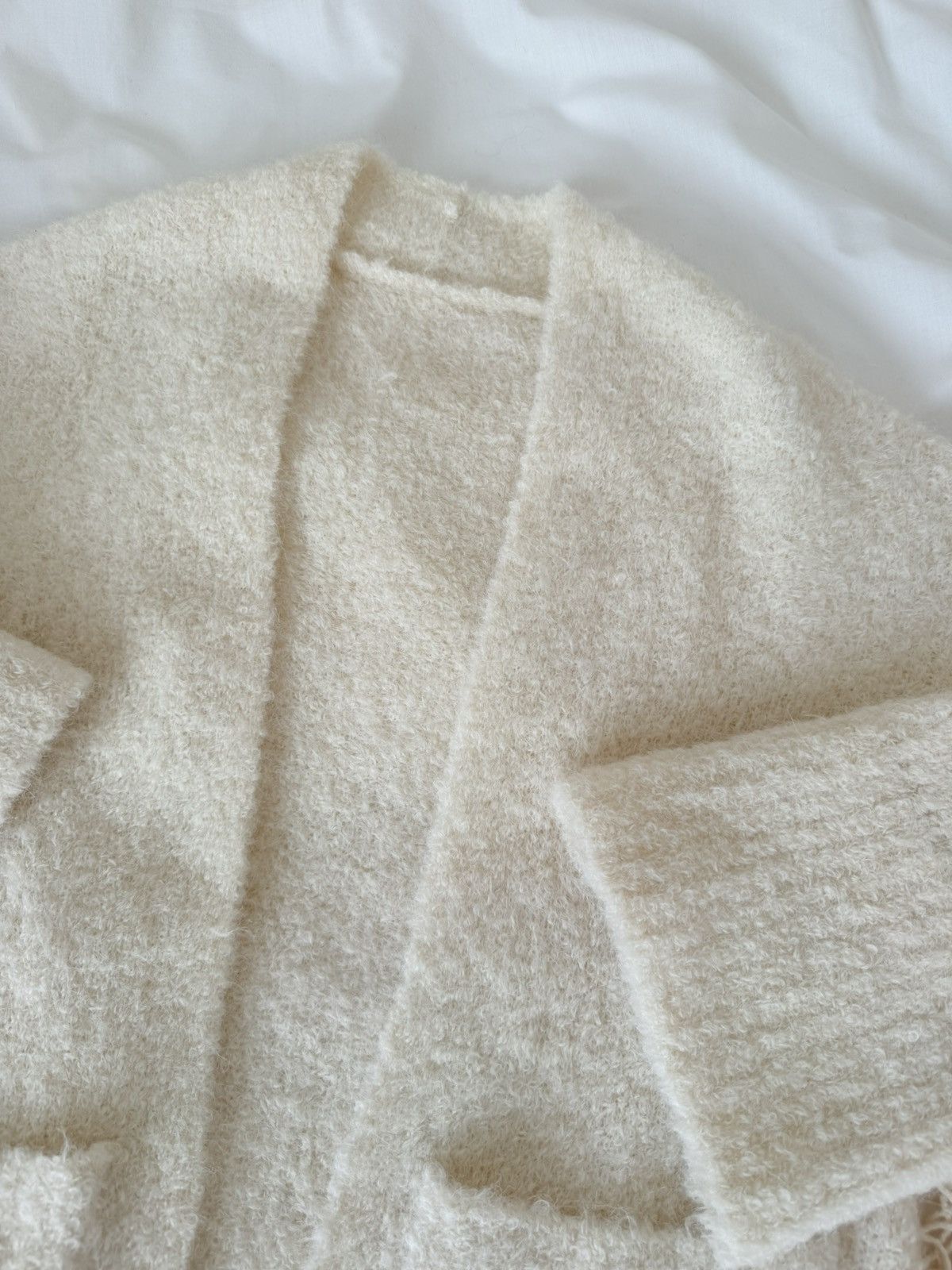 Other YANGKEHAN Alpaca Soft Knit Cardigan creamy chinesy brand Size S / US 4 / IT 40 - 5 Thumbnail