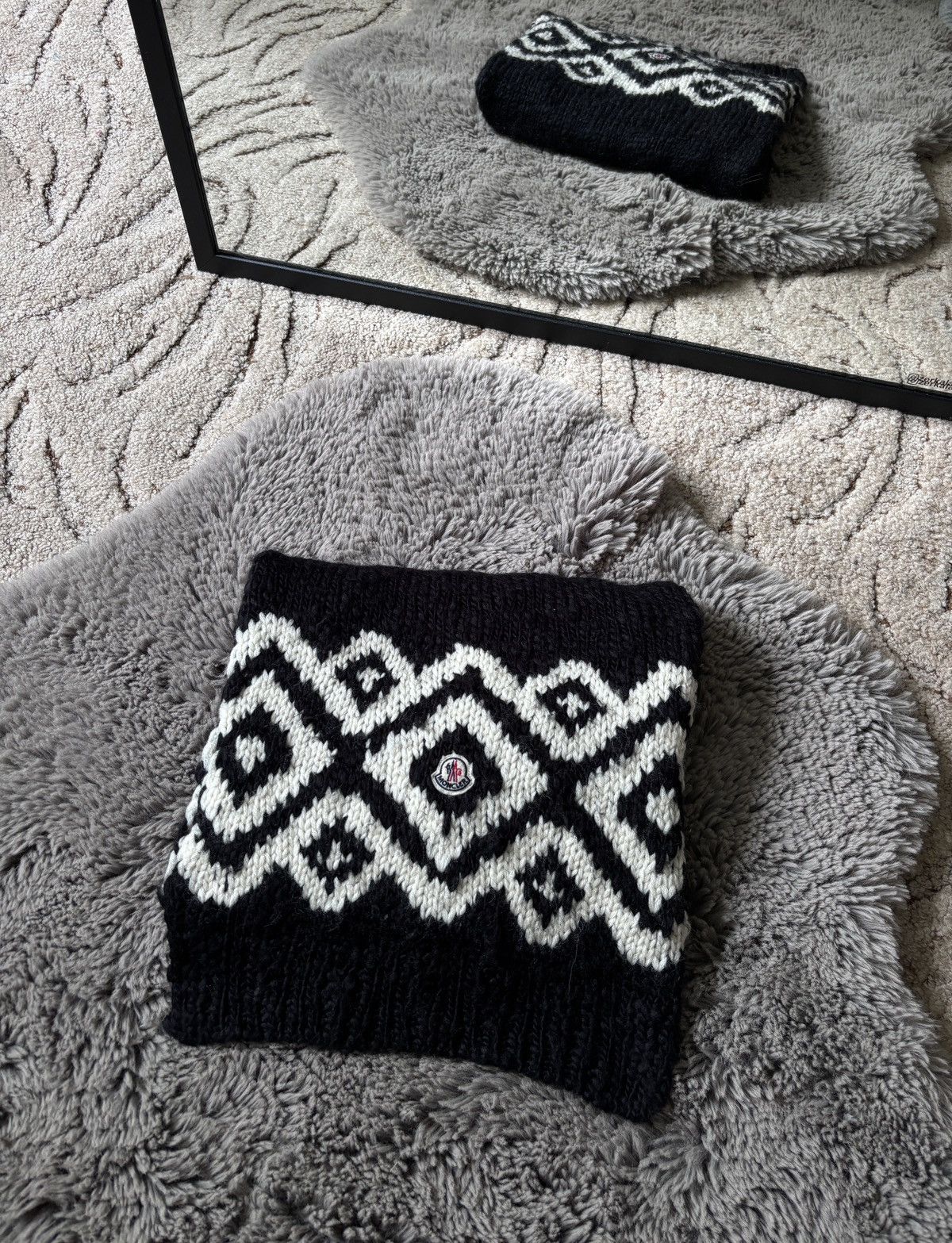 Moncler Moncler scarfs vintage sciarpa tricot Size ONE SIZE - 1 Thumbnail
