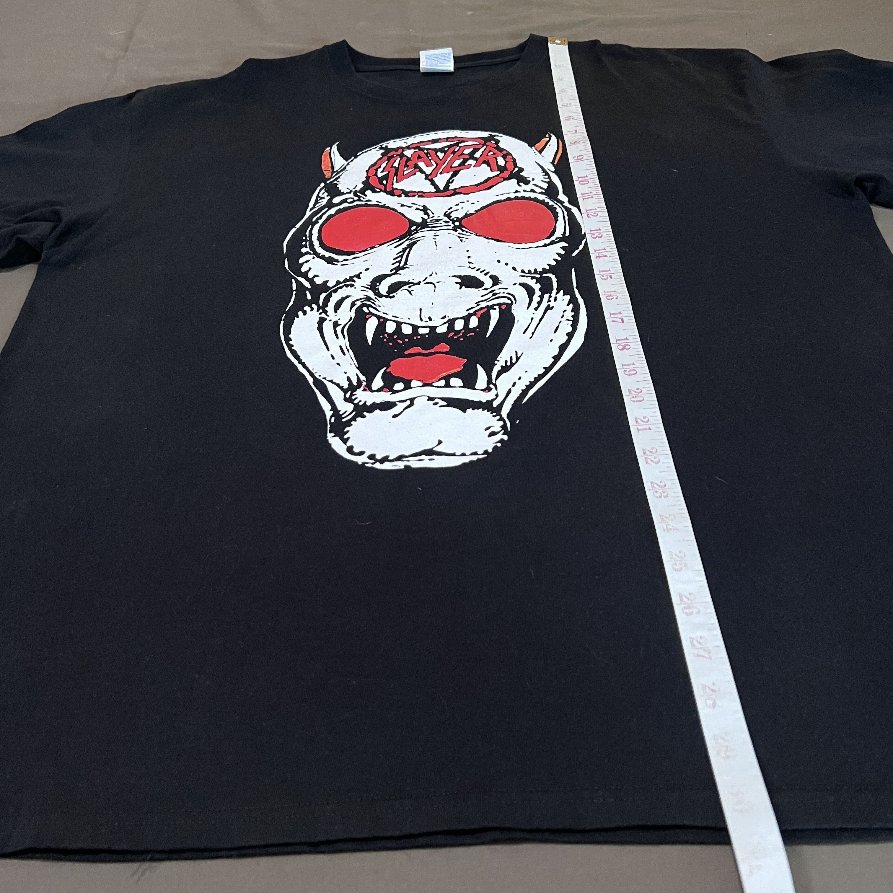 Band Tees × Slayer Slayer Promo Tour Tee 2XL Thrash metal Size US XXL / EU 58 / 5 - 7 Thumbnail