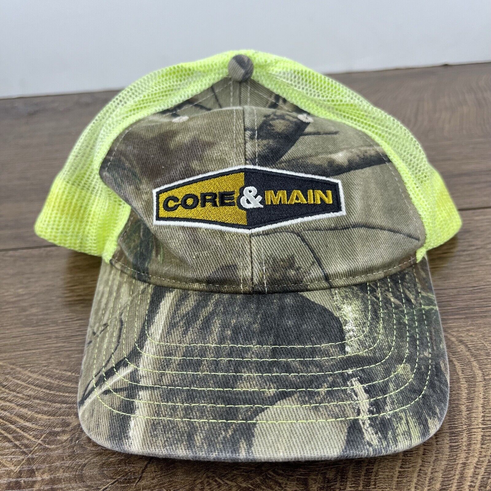 Other Core & Main Hat Core Main Hat Green Camo Adjustable Hat Gree Size ONE SIZE - 3 Thumbnail
