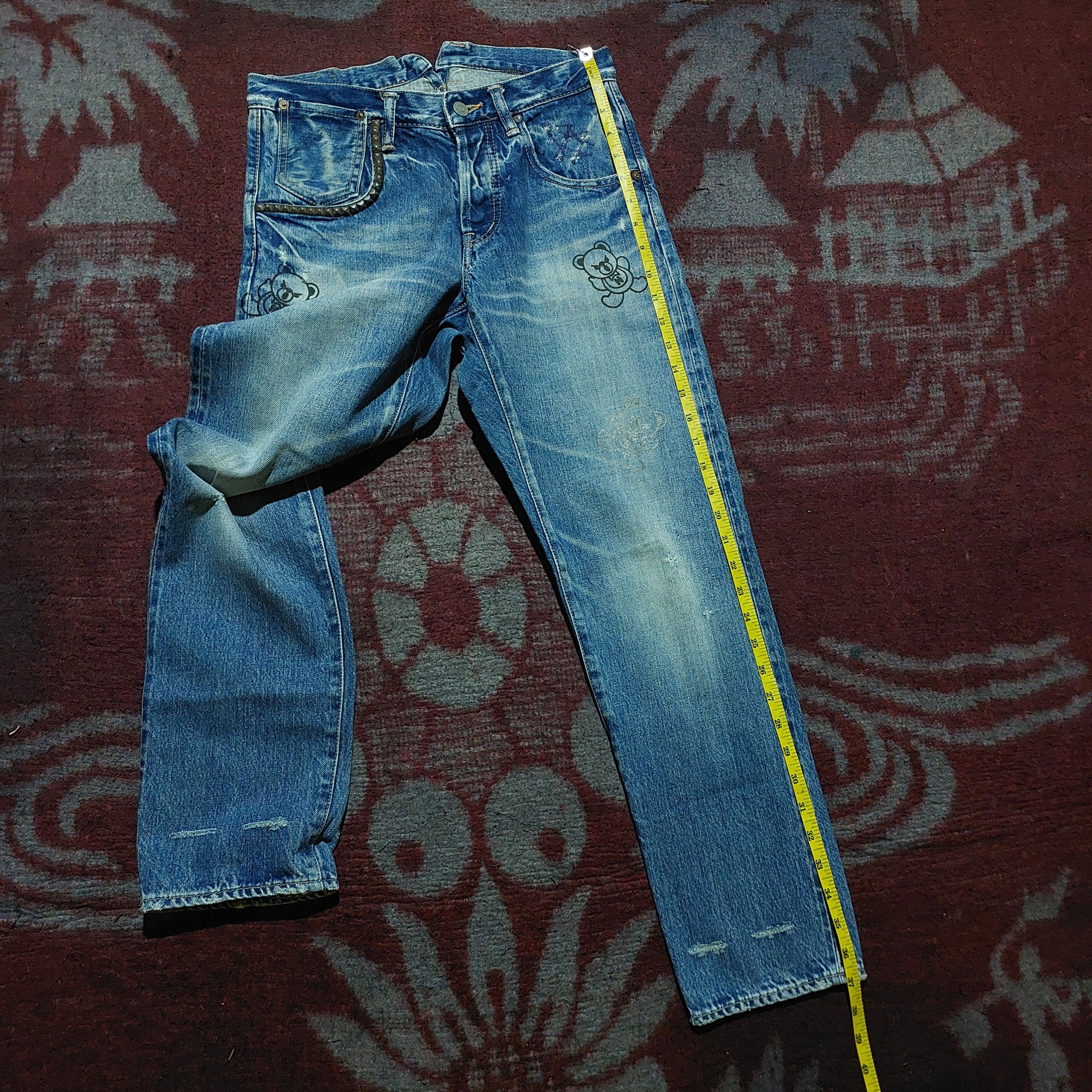 Hysteric Glamour Hysteric Glamour japanese buckle back selvedge blue denim Size US 28 / EU 44 - 14 Thumbnail