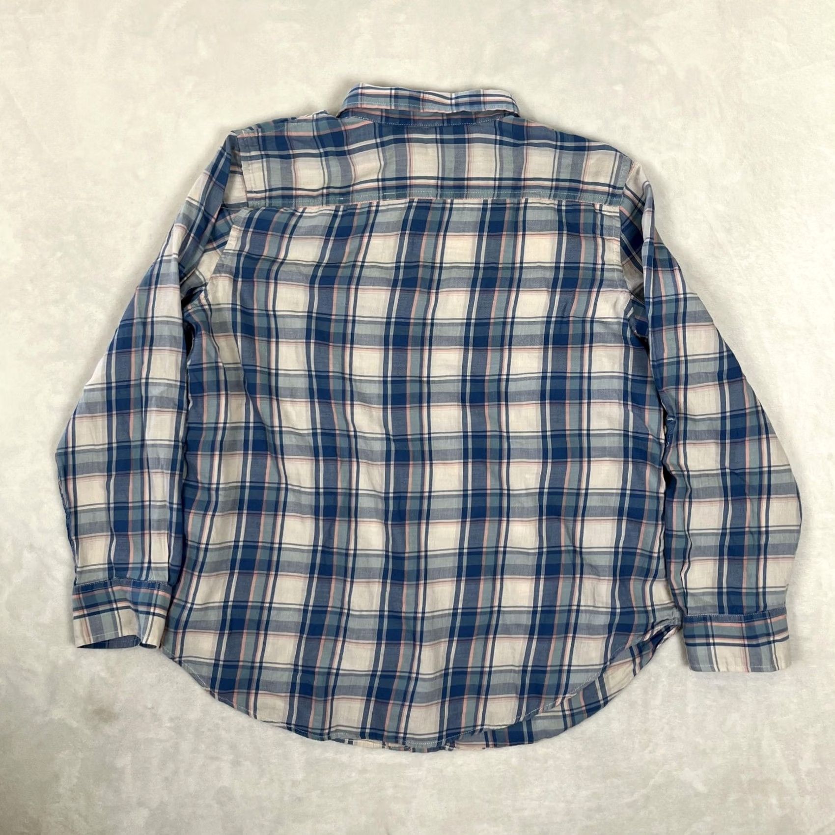Ralph Lauren Lauren Ralph Lauren Shirt 1X Plus Blue Plaid Button Front Long Sleeve Womens Size XL / US 12-14 / IT 48-50 - 6 Thumbnail