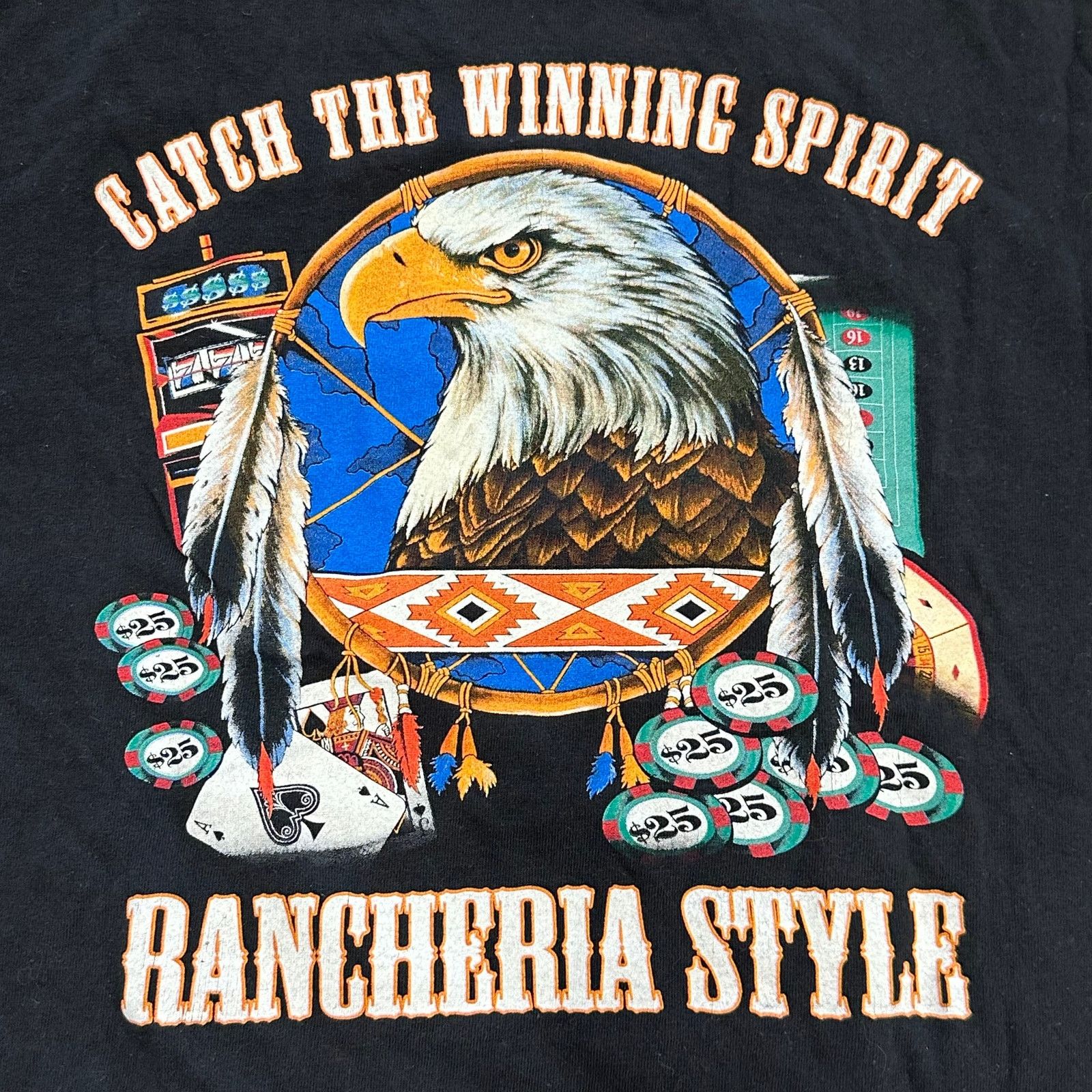 Vintage Jackson Rancheria American Eagle Spirit Tee T Shirt size XL Size US XL / EU 56 / 4 - 7 Thumbnail