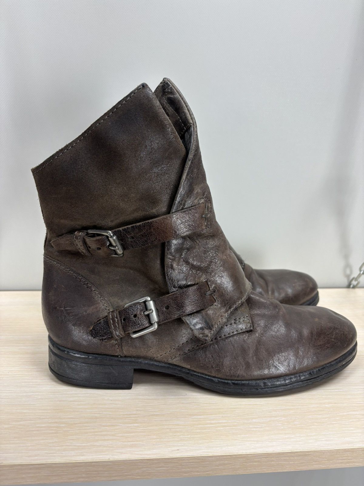 A.S.98 Womens leather boots Sansibar Size 40 Color Brown Size US 10 / IT 40 - 6 Thumbnail