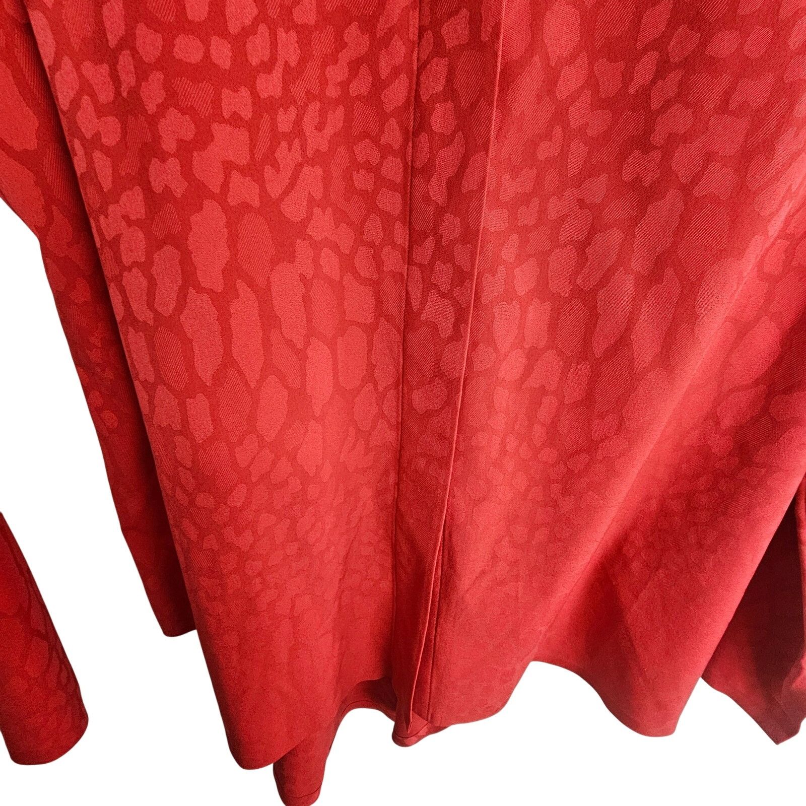 Athleta Athleta Womens Red Urbanite Textured Button Shirt XS Stretch Size XS / US 0-2 / IT 36-38 - 4 Thumbnail