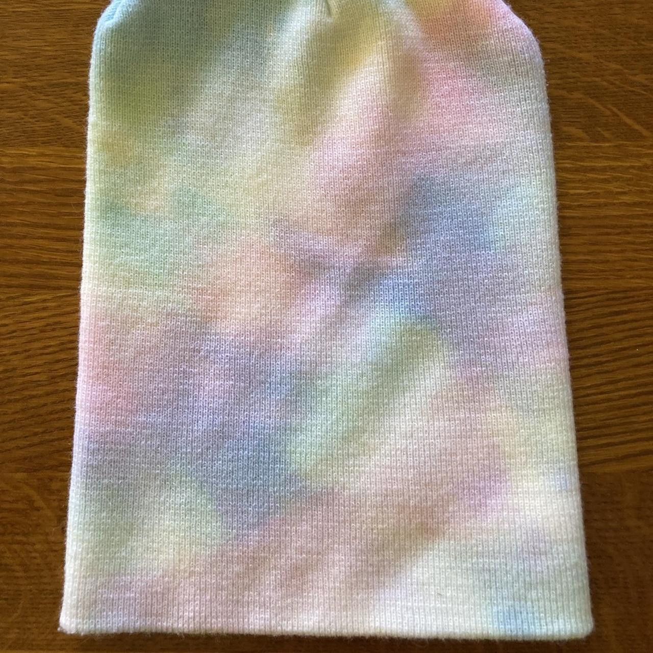 Other Handmade Pastel Tie Dye Beanie Size ONE SIZE - 2 Thumbnail