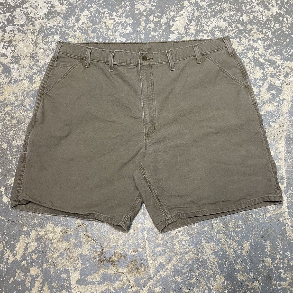 Other Vintage Carhartt Brown/Green Carpenter Workwear Shorts Jorts Size US 43 - 5 Thumbnail