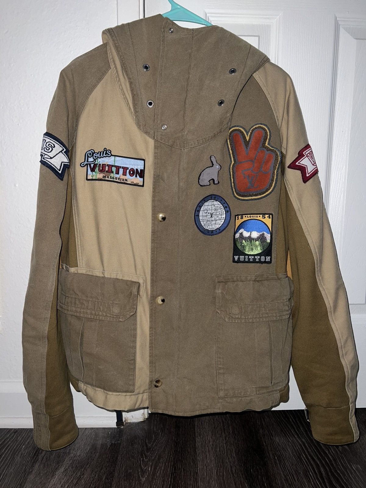 Louis Vuitton Louis Vuitton Flag Patch Jacket (SS15) Size US M / EU 48-50 / 2 - 1 Thumbnail