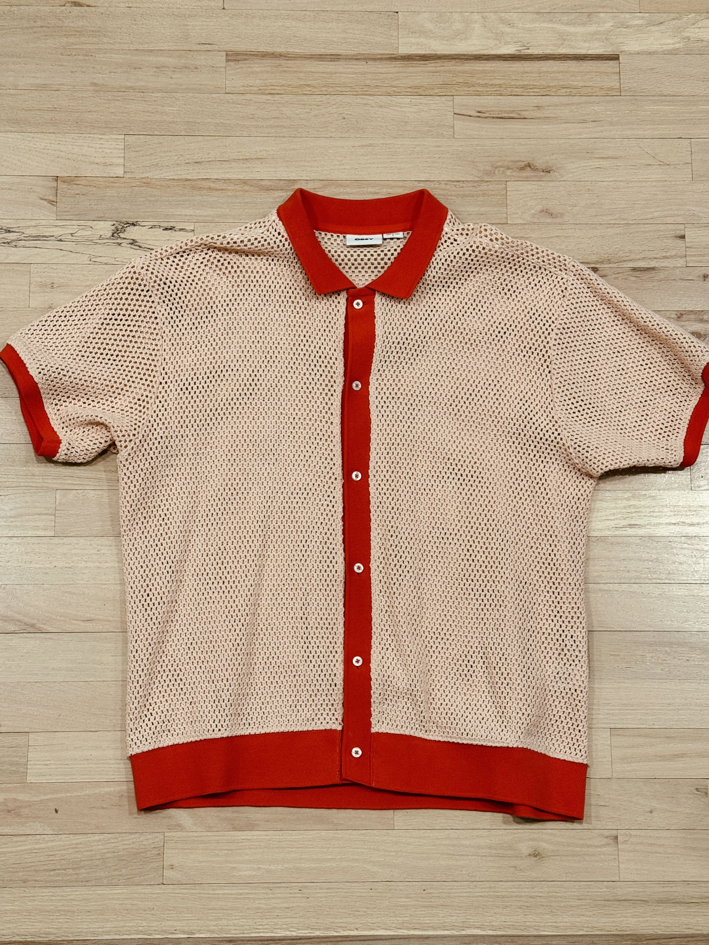 Obey Obey Button-Front Sweater Polo Size US L / EU 52-54 / 3 - 1 Thumbnail
