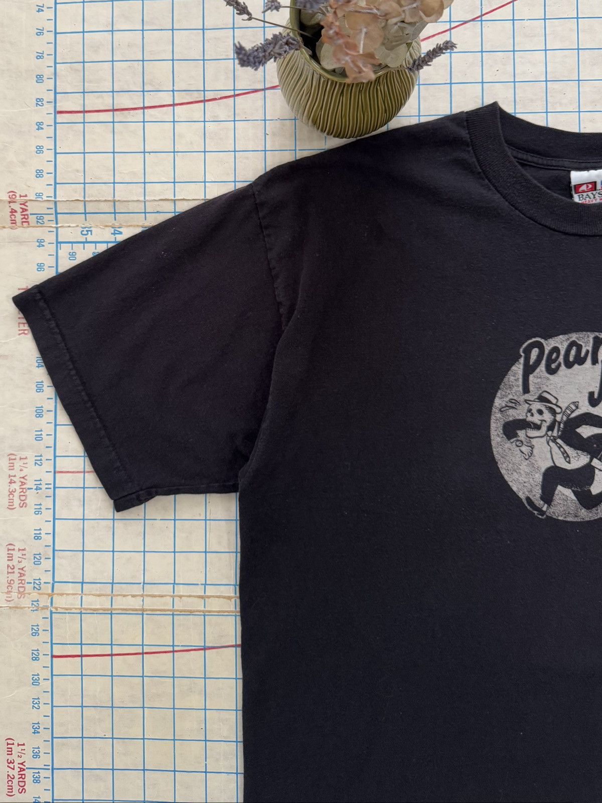Band Tees × Vintage Vintage Y2K Pearl Jam Tour Tee Black Size XL Made in USA Size US XL / EU 56 / 4 - 4 Thumbnail
