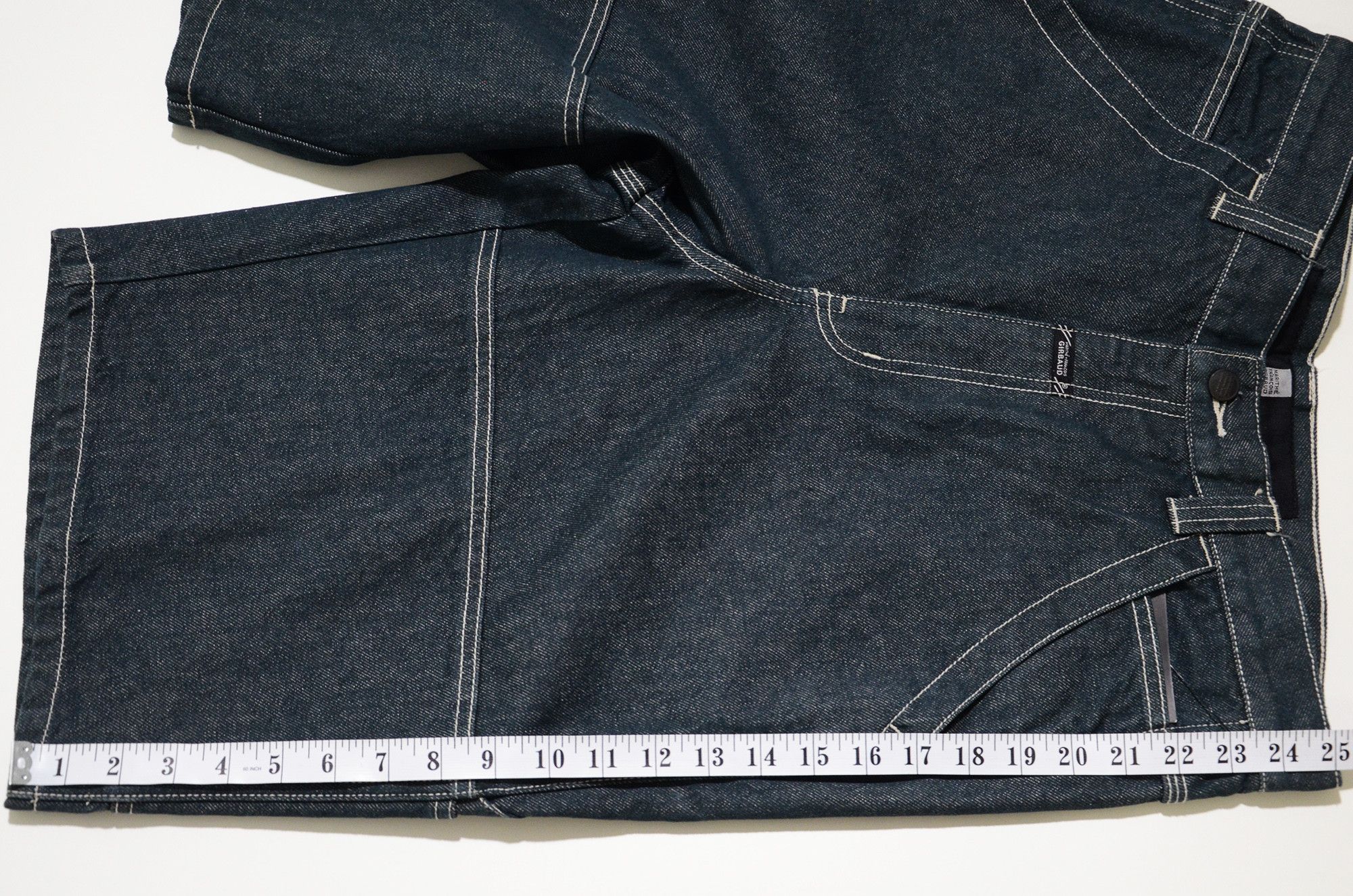 Marithe + Francois Girbaud M+FG Jorts Raw Denim Special Rare Design 2006 Carft Size US 32 / EU 48 - 14 Thumbnail
