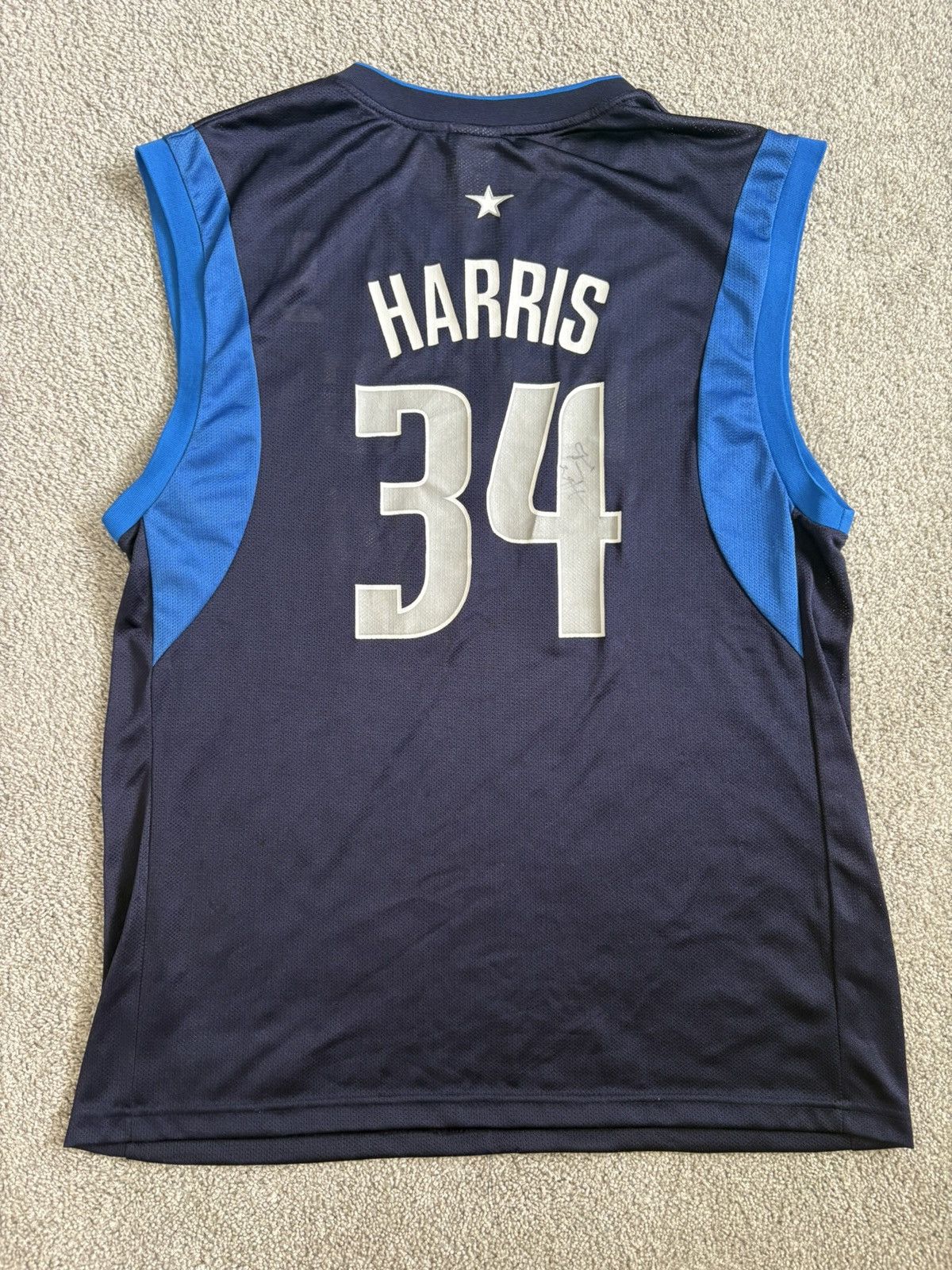Reebok “Devin Harris” (Signed) black and blue jersey Size US L / EU 52-54 / 3 - 6 Thumbnail