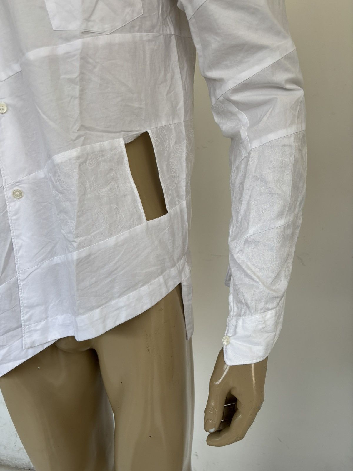 Comme des Garcons SS15 Asymmerical Cut Out Shirt Size US M / EU 48-50 / 2 - 8 Thumbnail