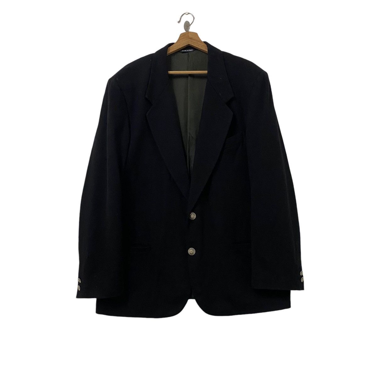 Versace × Vintage ☀️Vintage Versace Sport black classic blazer jacket Size US M / EU 48-50 / 2 - 2 Thumbnail