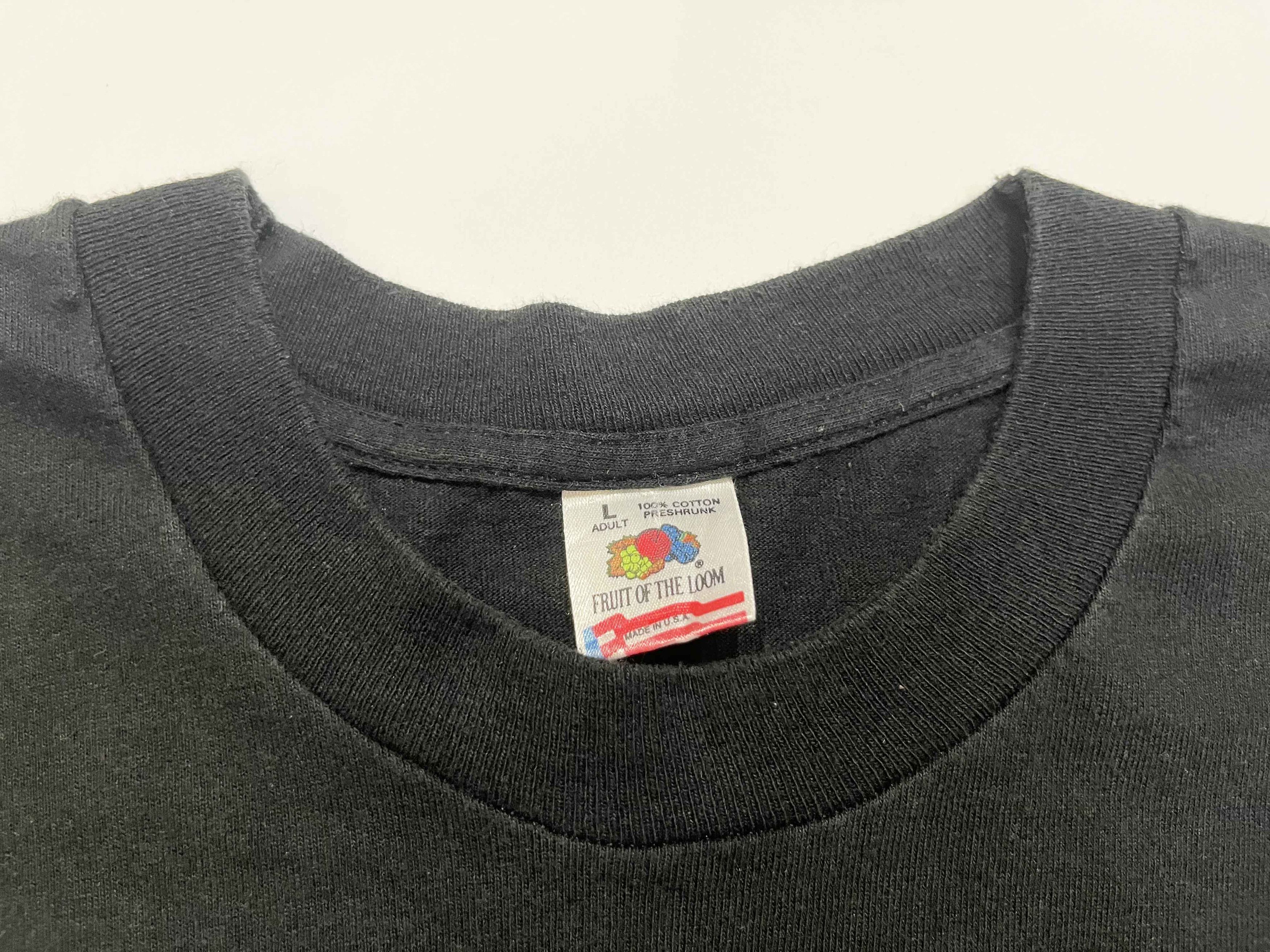 Fruit Of The Loom Vintage FOTL Educated Black Man Malcolm X T-Shirt Size US L / EU 52-54 / 3 - 3 Thumbnail