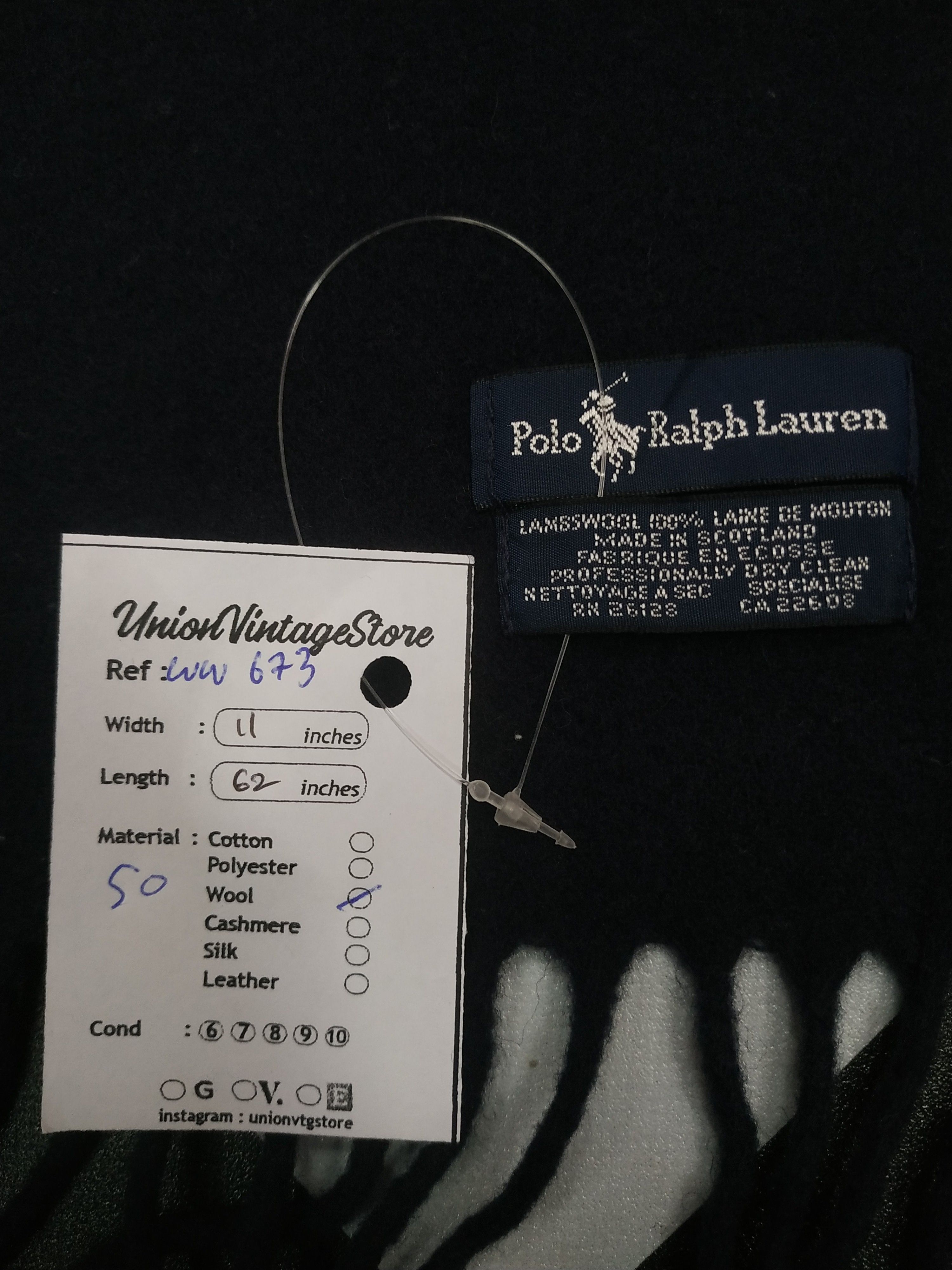 Polo Ralph Lauren × Vintage Polo Ralph Lauren Scarf / Muffler / Neckwear - WW673 Size ONE SIZE - 6 Thumbnail