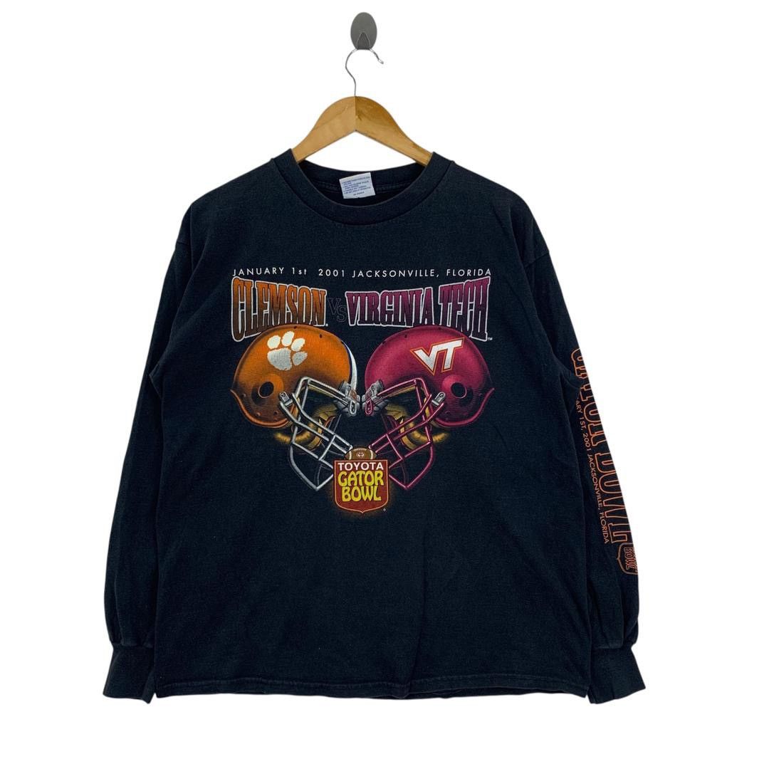 Vintage Vintage 2001 TOYOTA GATOR BOWL Clemson Vs Virginia Tech Tee Size US L / EU 52-54 / 3 - 1 Thumbnail