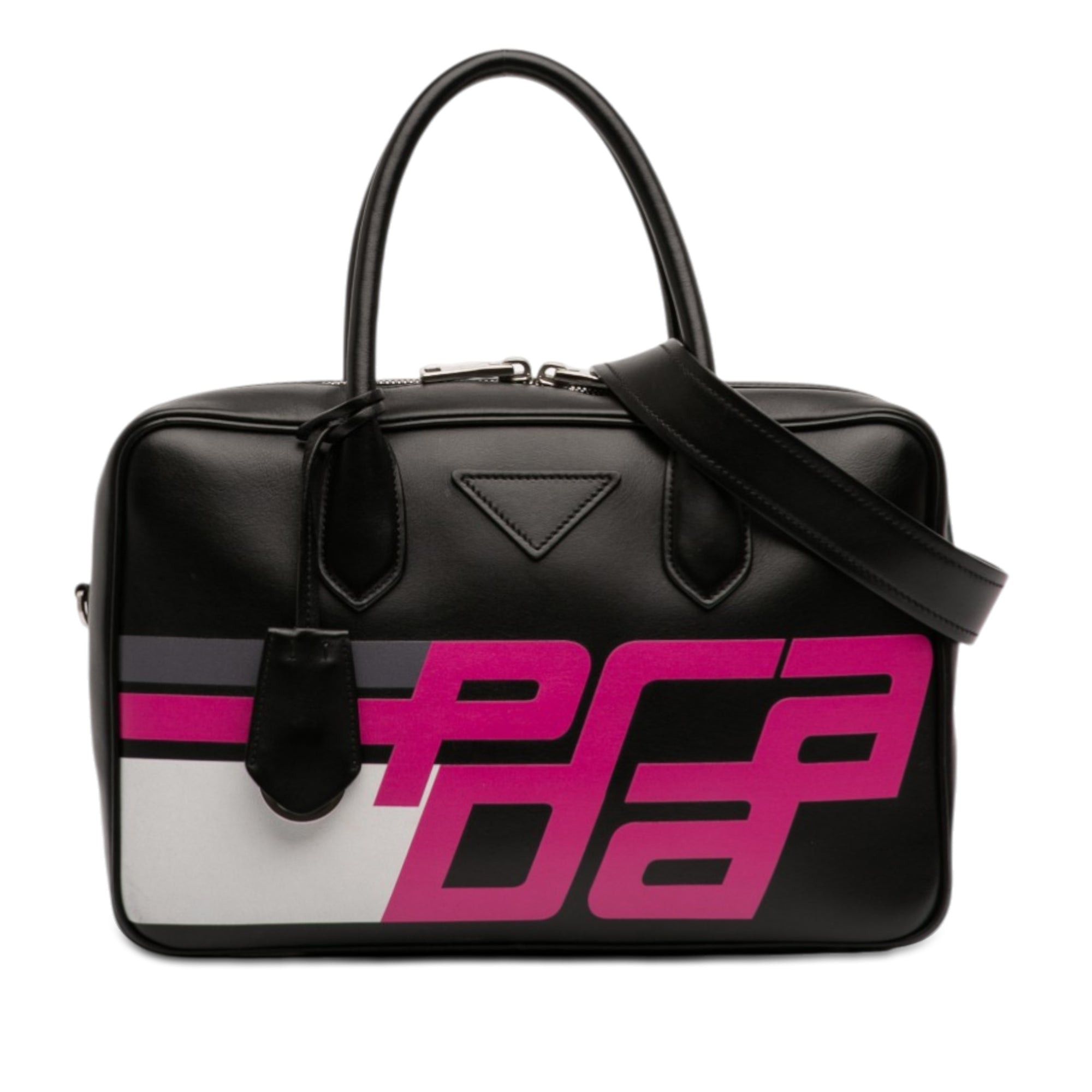 Prada City Calf Racing Satchel Size ONE SIZE - 1 Thumbnail
