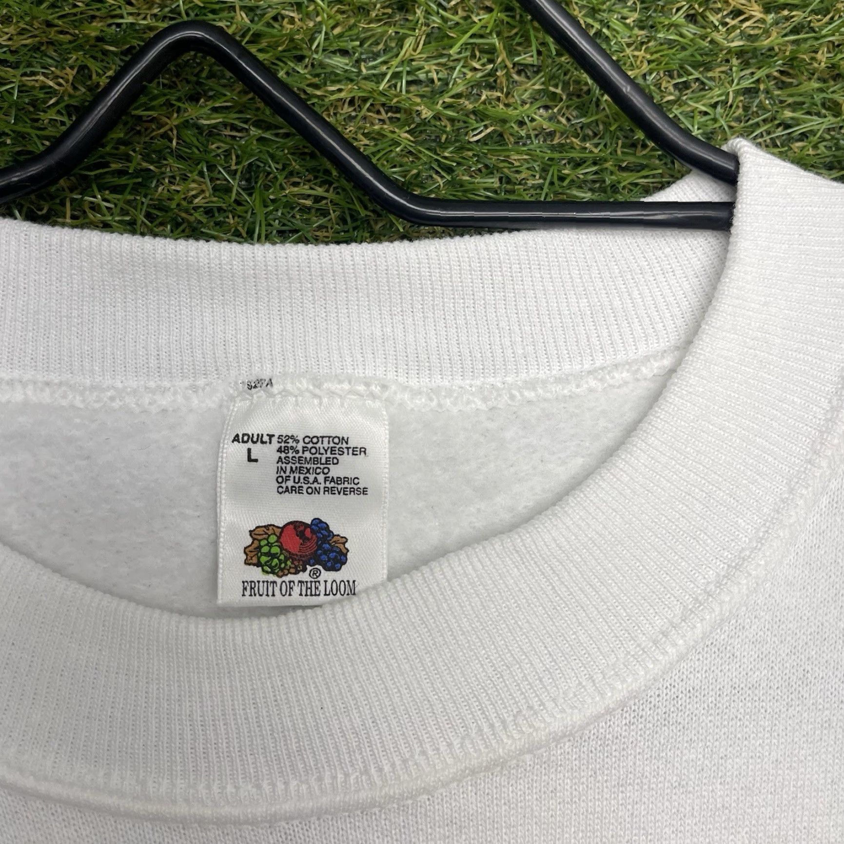 Vintage VINTAGE American National Motorsport Sweatshirt Mens L White 80s 90s Racing Pullover Shirt Mens Size US L / EU 52-54 / 3 - 5 Thumbnail