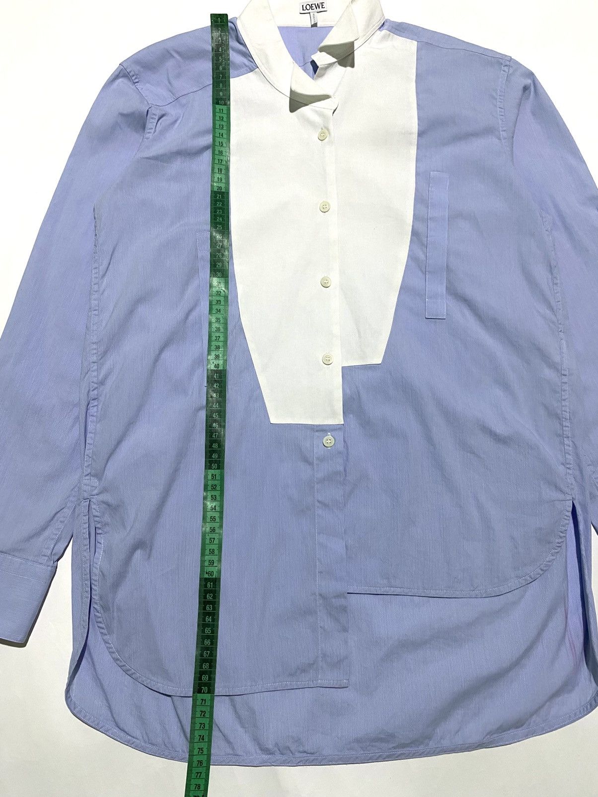 LOEWE COLORBLOCK ASYMMETRIC SHIRT