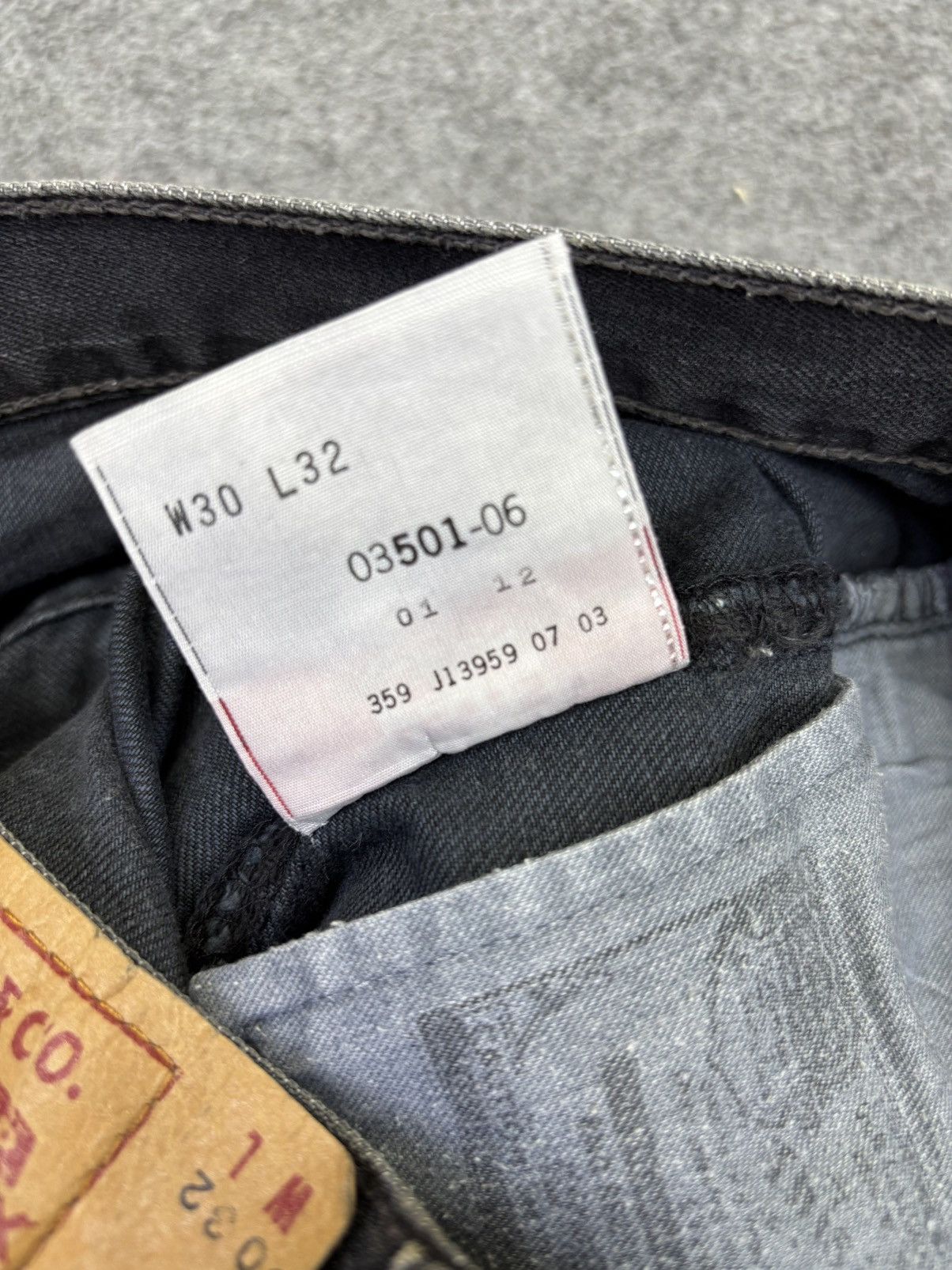 Levi's Vintage Levis 501 Original Sick Fades Denim F755 Size US 30 / EU 46 - 13 Thumbnail