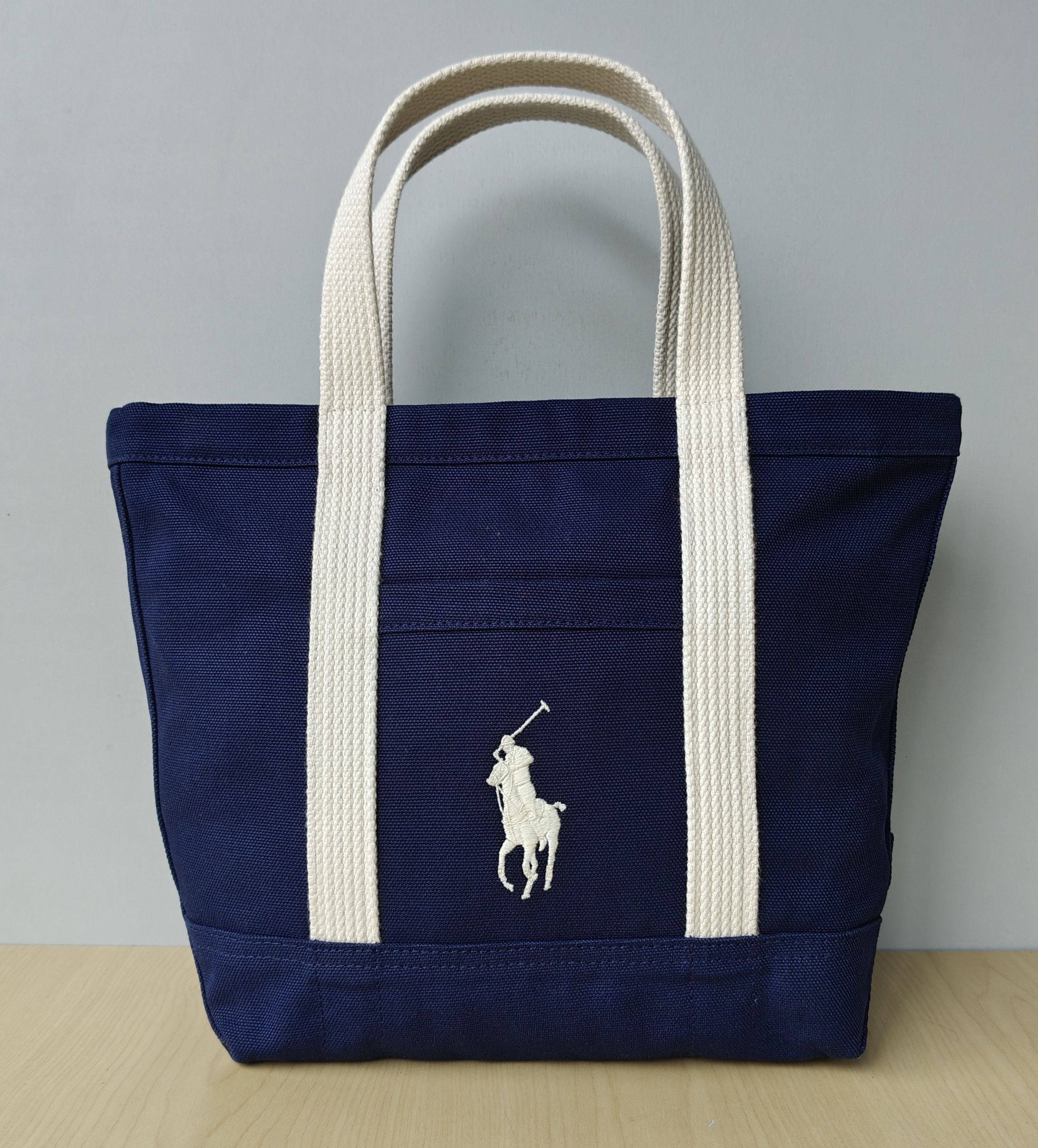 Polo Ralph Lauren Canvas Small Tote Free Shipping FTP/4009
