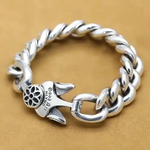 Other 20 cm Length Blossom Cuban Chain bracelet Size ONE SIZE - 1 Thumbnail