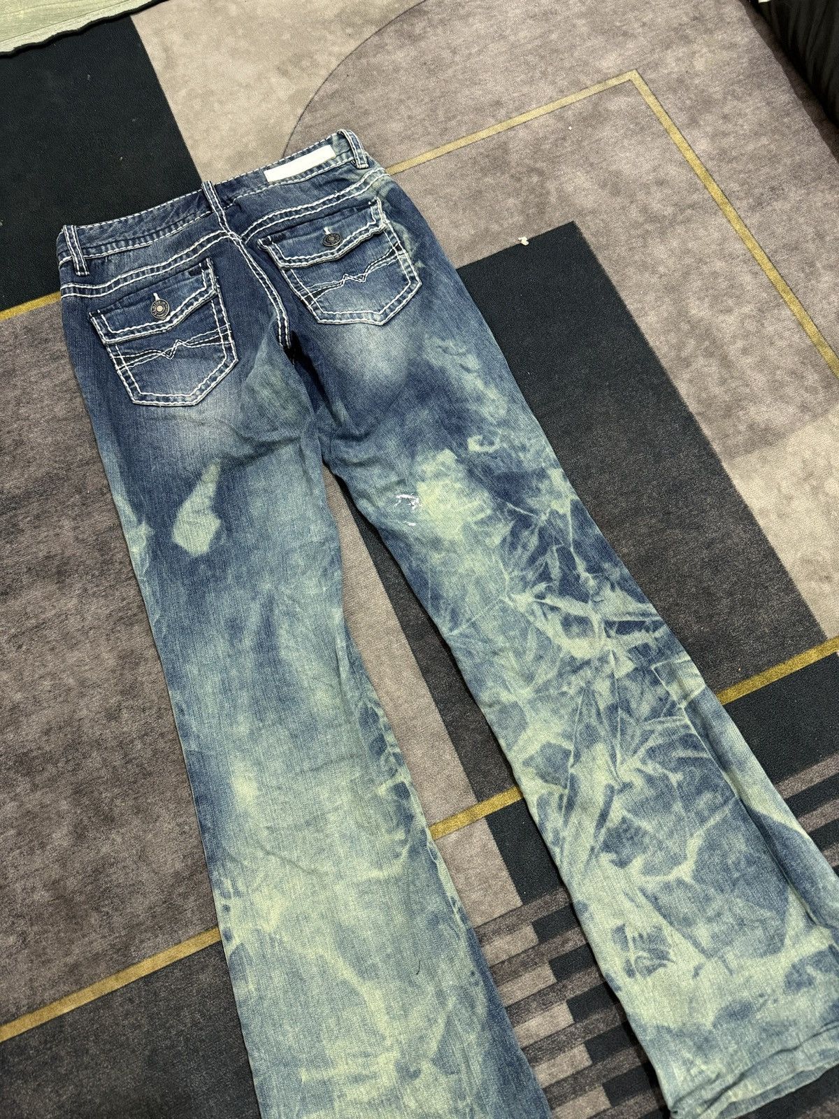 Tornado Mart CLRIDE.n FLARE IFSIXl DENIM PANTS Size US 28 / EU 44 - 4 Thumbnail