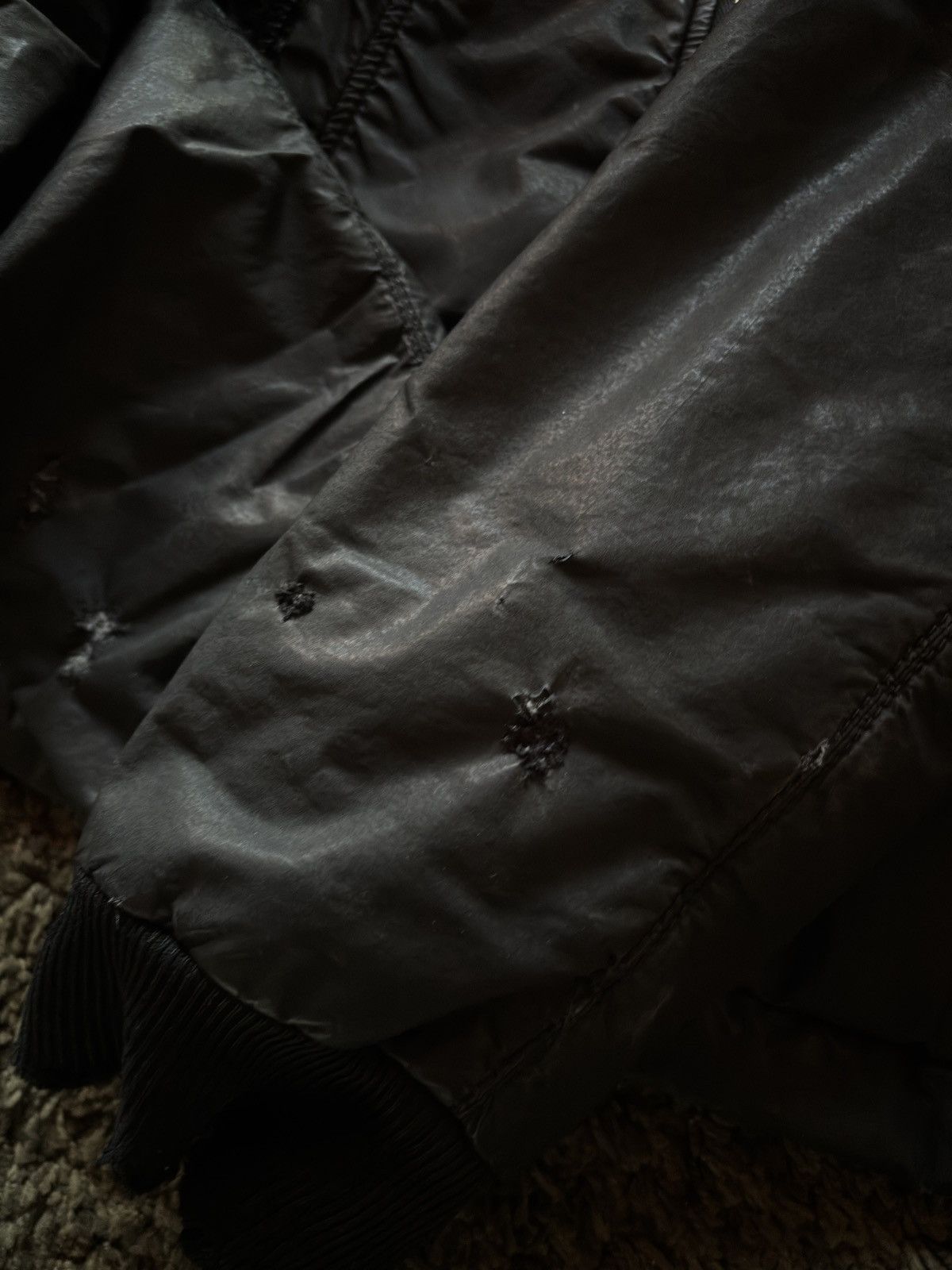 Rick Owens Drkshdw AW08 Rick Owens Drkshdw „Stag” Waxed Cotton Scuba Jacket Size US S / EU 44-46 / 1 - 8 Thumbnail