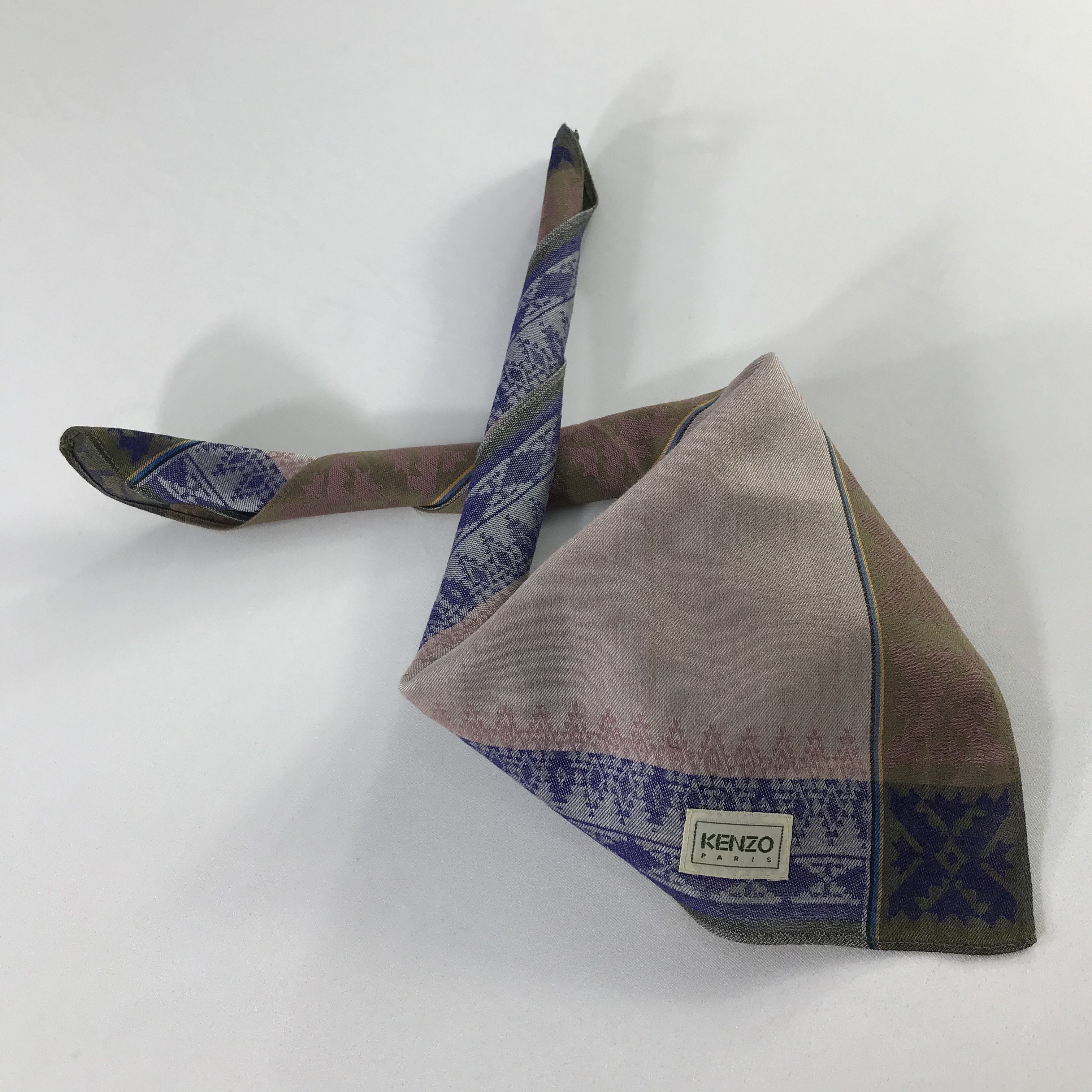 Kenzo × Vintage Kenzo Bandana / Handkerchief / Neckerchief - S894 Size ONE SIZE - 4 Thumbnail