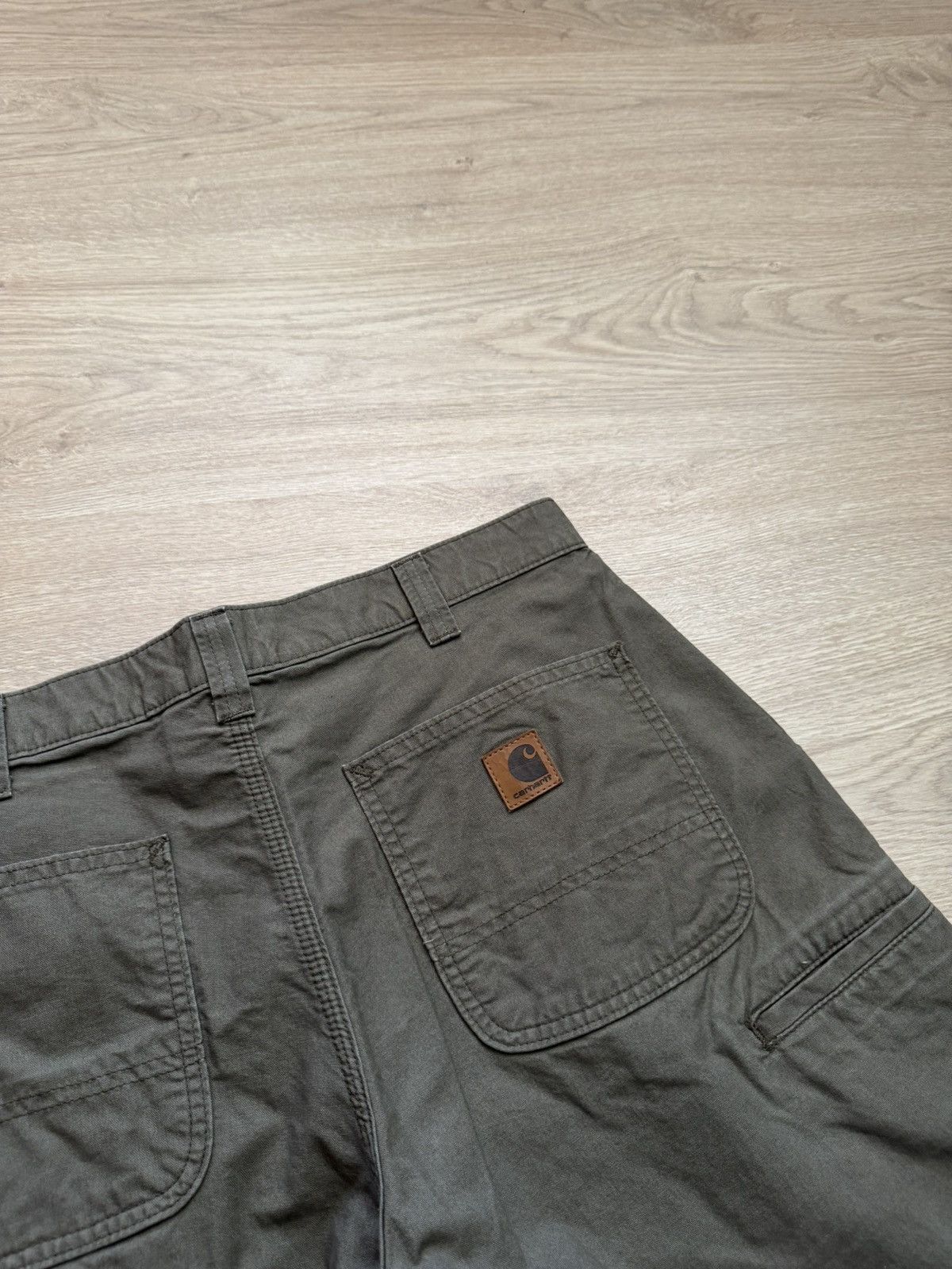 Carhartt Carhartt Original Loose Fit Work Green Shorts Size US 34 / EU 50 - 5 Thumbnail