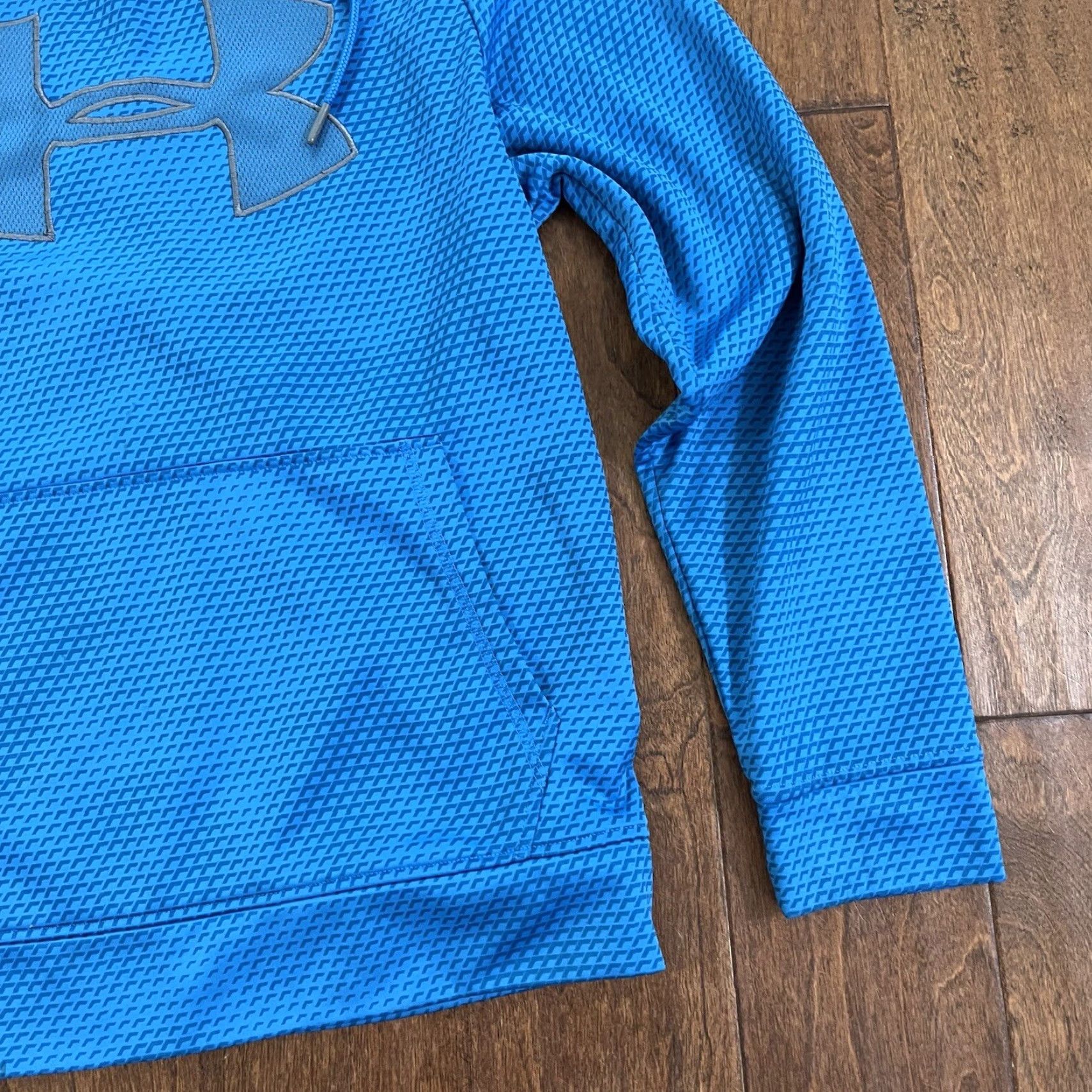 Under Armour Under Armour Mens Hoodie Pullover Logo Hooded Sweatshirt Blue Small Regular Size S Casual Athletic Tee? Size US S / EU 44-46 / 1 - 3 Thumbnail