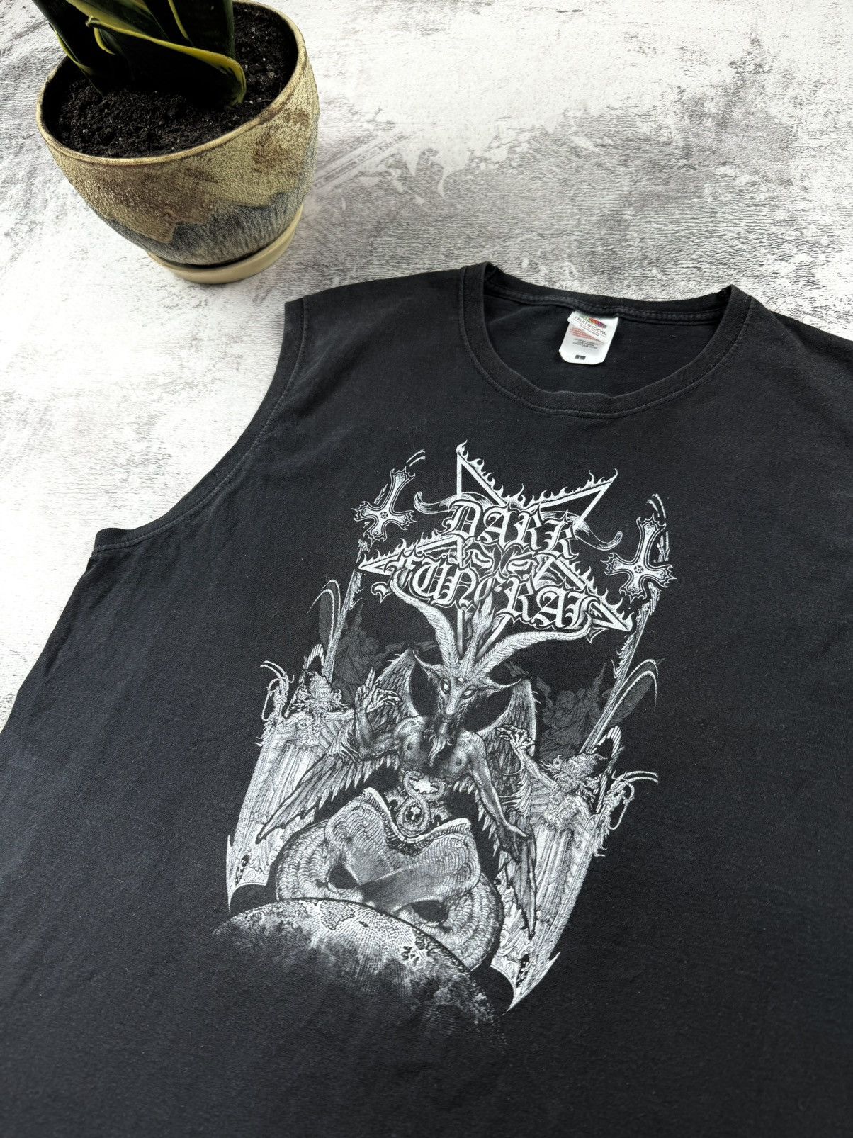 Band Tees Vintage 90S Dark Funeral Vest Tee T Shirt Devil Merch Hype Size US L / EU 52-54 / 3 - 4 Thumbnail