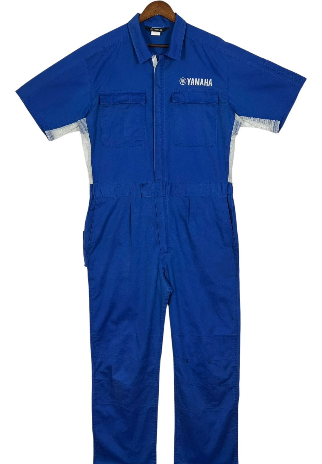 Yamaha Vintage Yamaha Valentino Rossi R1 Racing Mechanic Jumpsuit Size US 41 - 2 Thumbnail