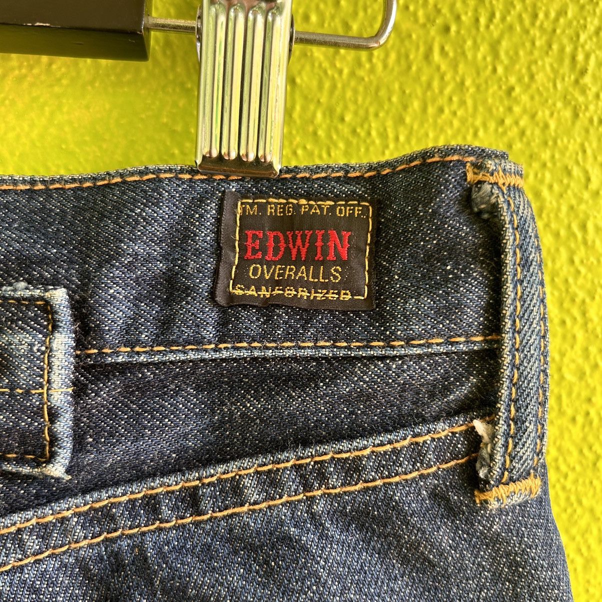 Edwin Vintage Edwin Overalls Sanforized Selvedge Distressed Denim Size US 30 / EU 46 - 10 Thumbnail