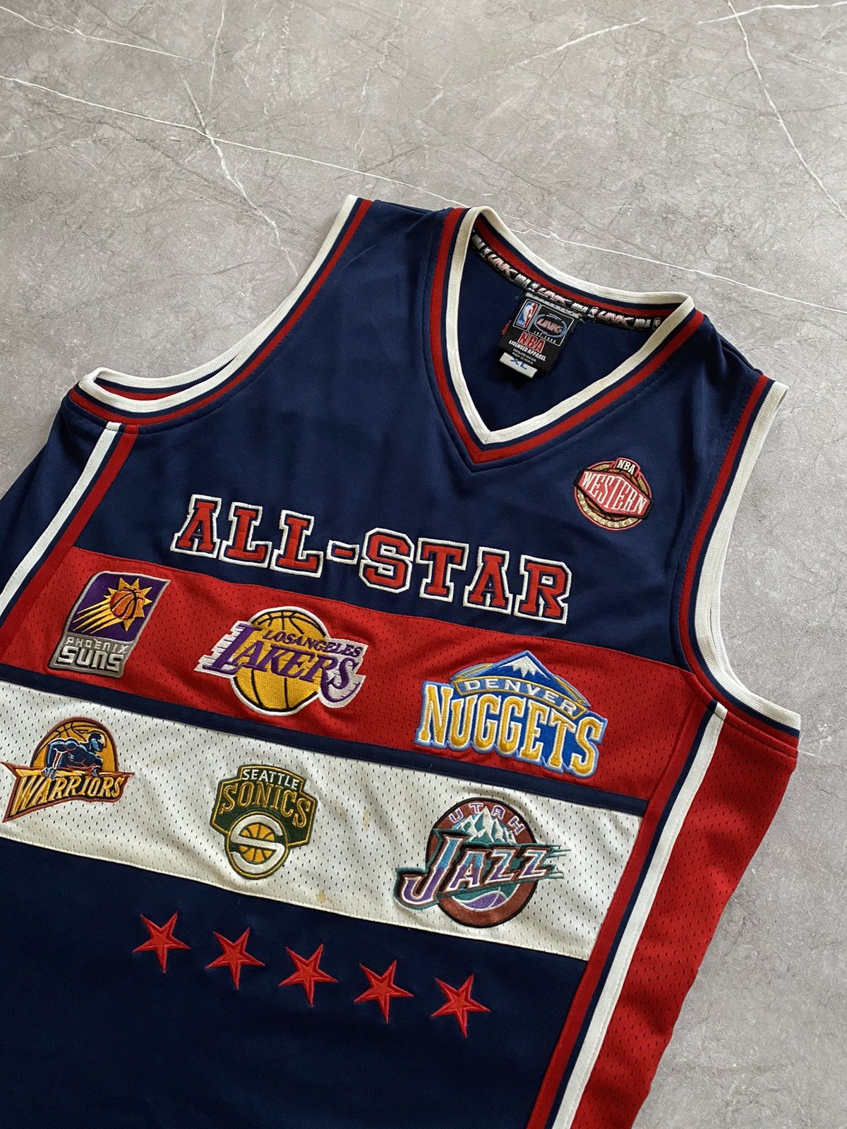 NBA NBA All-Star Game Western Conference 2004 Basketball Jersey Size US XL / EU 56 / 4 - 3 Thumbnail