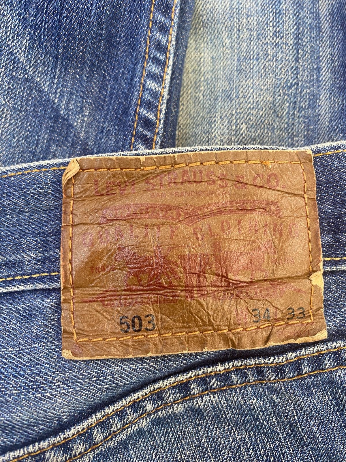 Levi's Vintage Levi’s Faded Wash Ripped Style Baggy Jeans Size US 34 / EU 50 - 10 Thumbnail