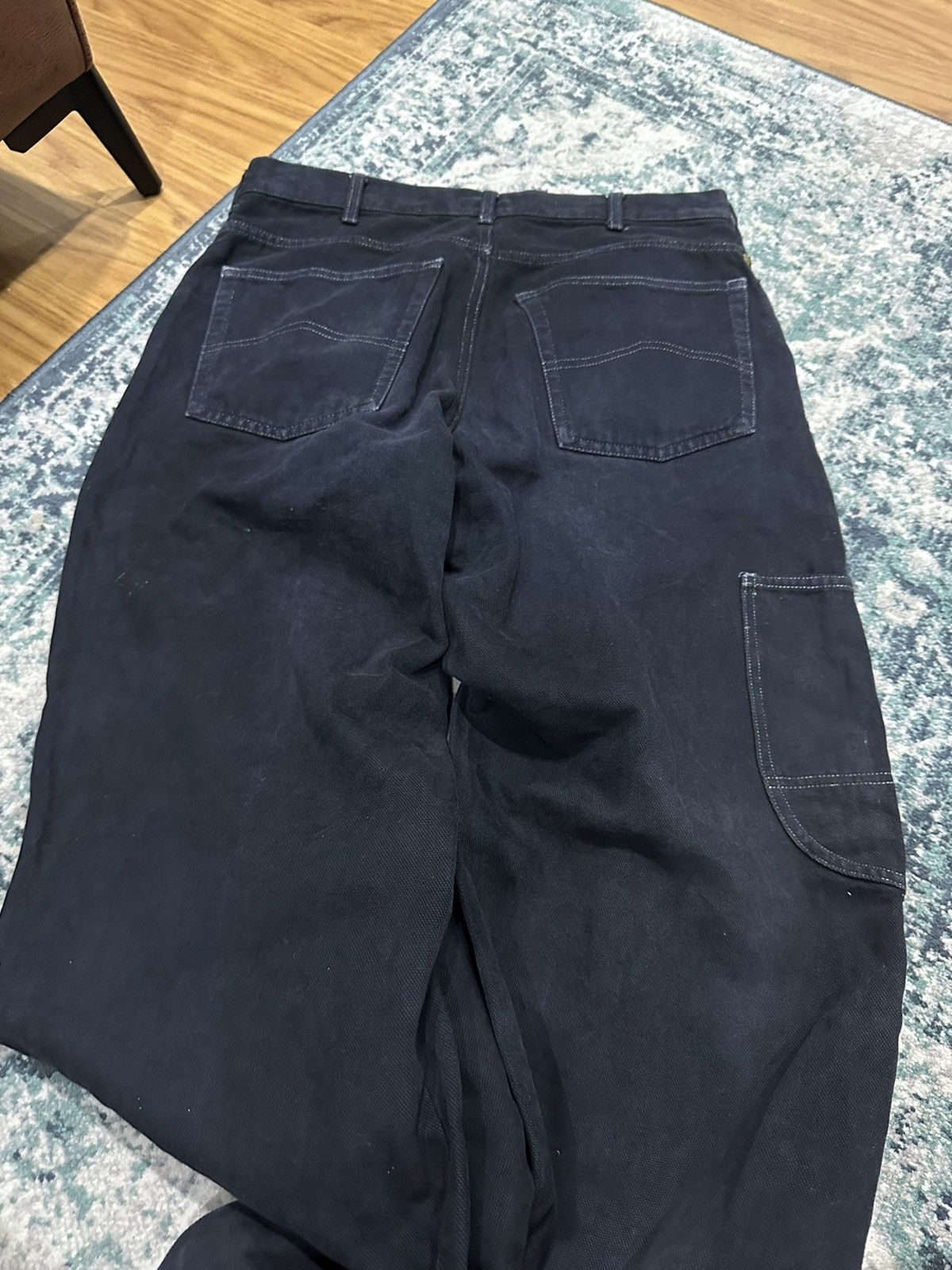 Armani Vintage Armani Cargo Double Zipper Double Knee Baggy Pants Size US 32 / EU 48 - 10 Thumbnail