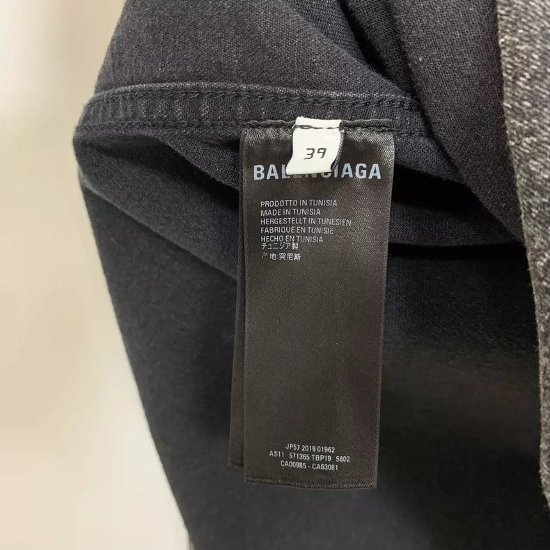 Balenciaga Balenciaga size 39 Washed denim shirt with logo on back sh Size US M / EU 48-50 / 2 - 7 Thumbnail