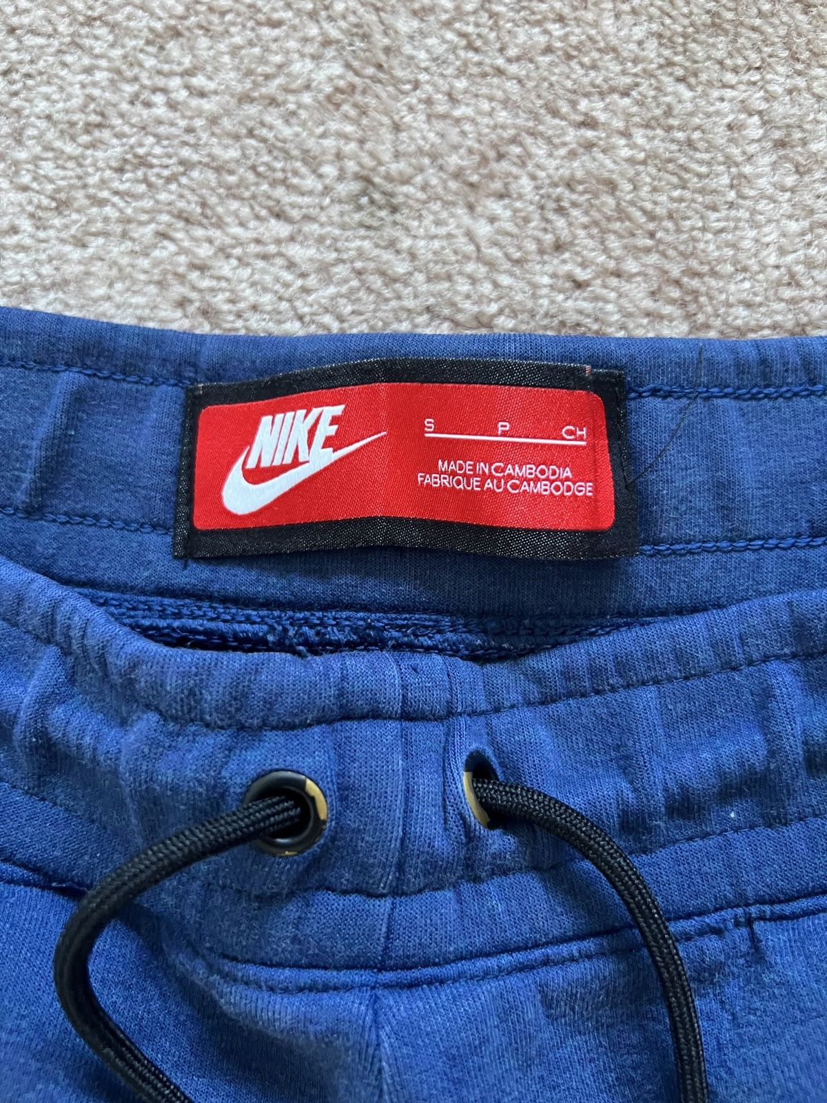 Nike Nike Sportswear Tech Men's Navy Blue Fleece Joggers Medium Size US 28 / EU 44 - 3 Thumbnail